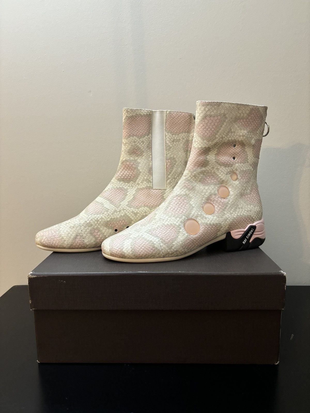 Raf Simons Raf Simons Solaris 21 High Snakeskin Boot Size US 7 / EU 40 - 1 Thumbnail
