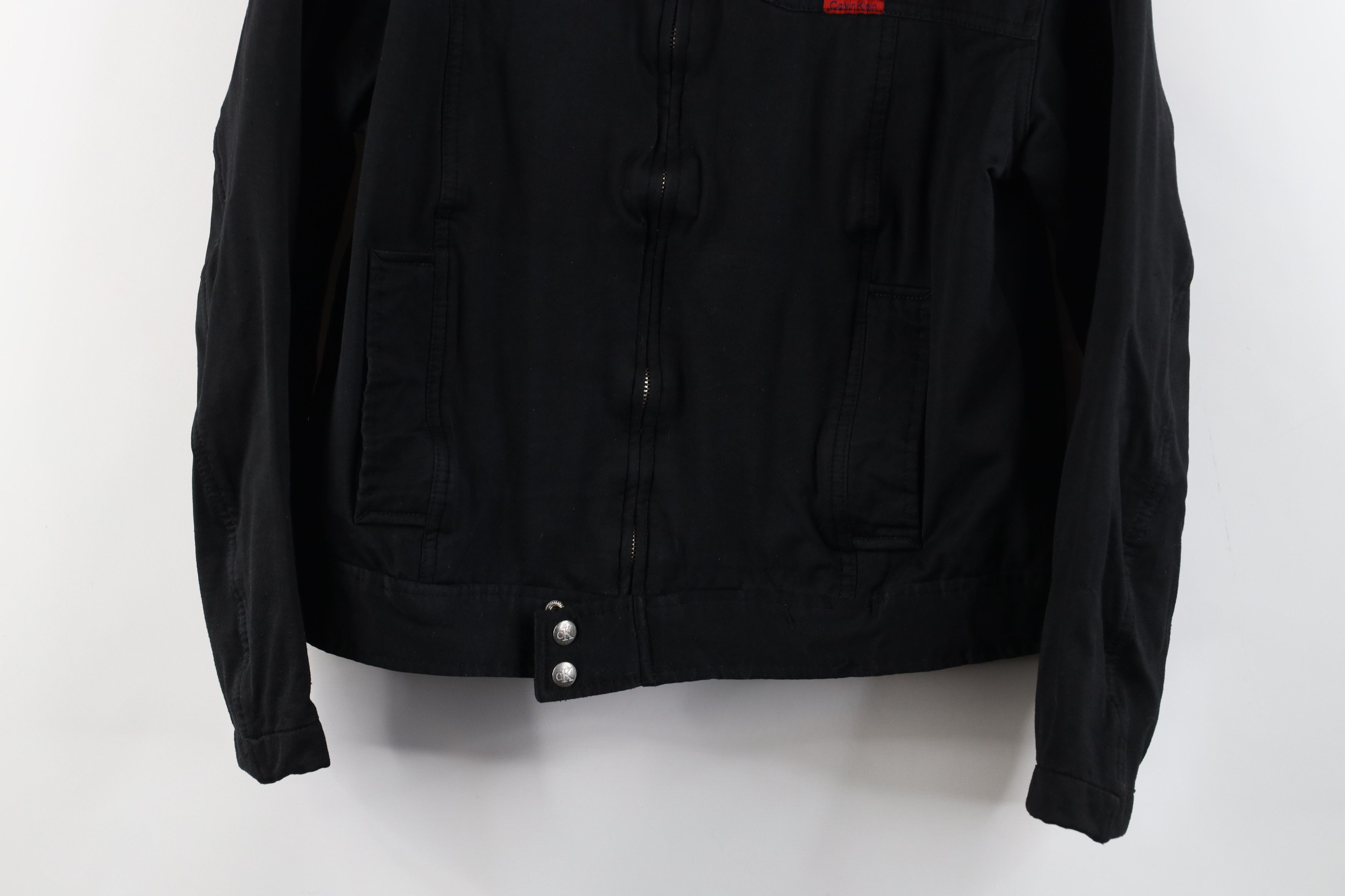 Calvin Klein × Vintage Vintage 90s Calvin Klein Cropped Babydoll Bomber Jacket Size L / US 10 / IT 46 - 3 Thumbnail