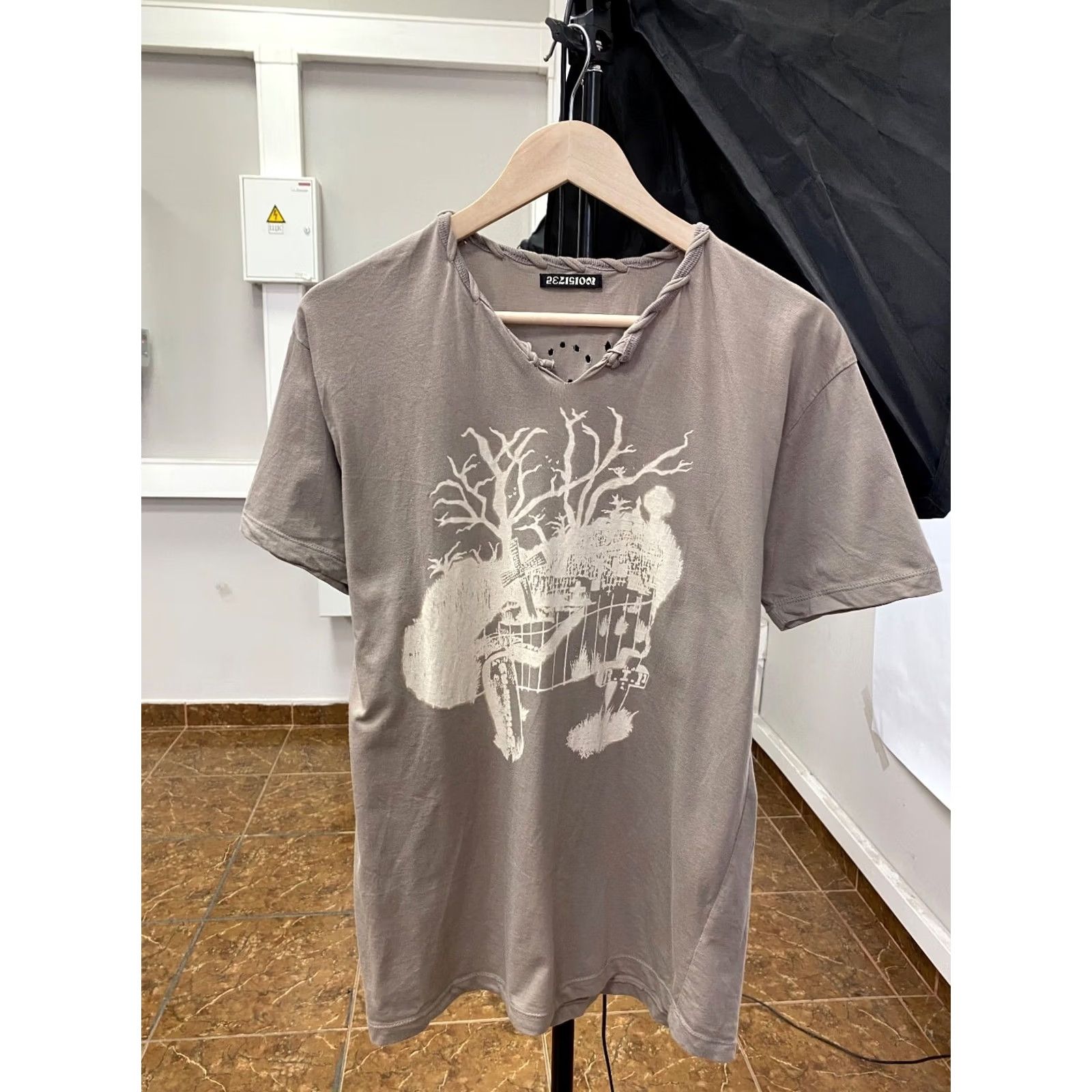 Vintage Avante Garde Handmade 20151735 Religion Till I Die T-Shirt M Beige Men VINTAGE? Size US M / EU 48-50 / 2 - 2 Thumbnail