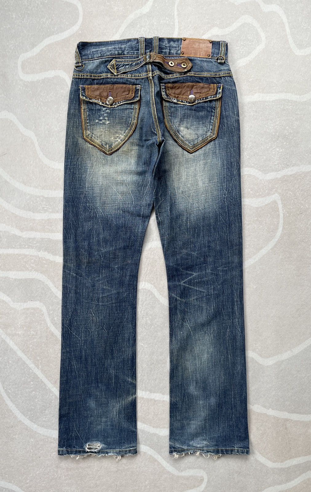 Japanese Brand Oct Flash Buckle Back Size US 31 - 1 Thumbnail