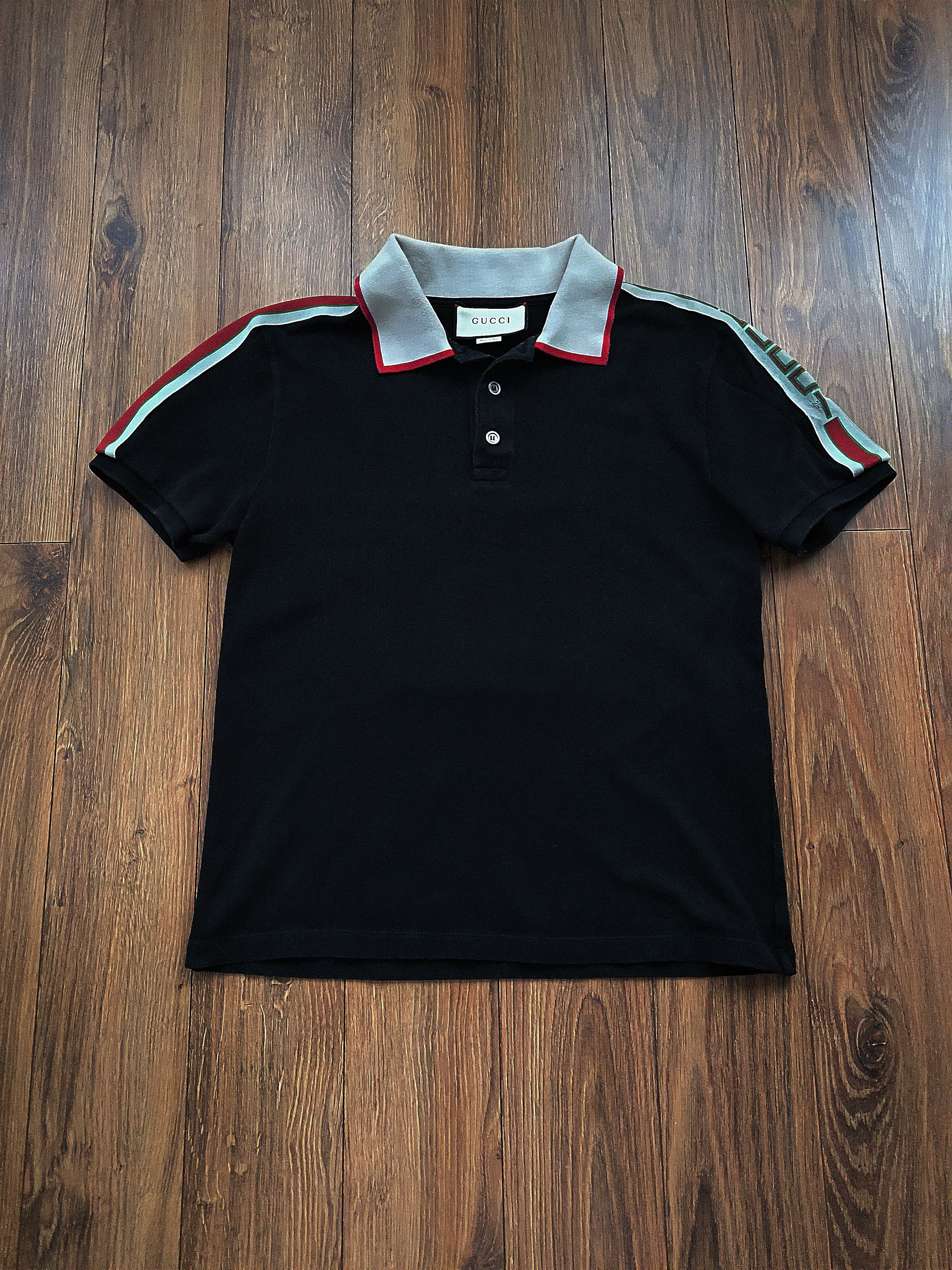 Gucci Gucci Black Polo Shirt, size XL, good condition Size US XL / EU 56 / 4 - 1 Thumbnail