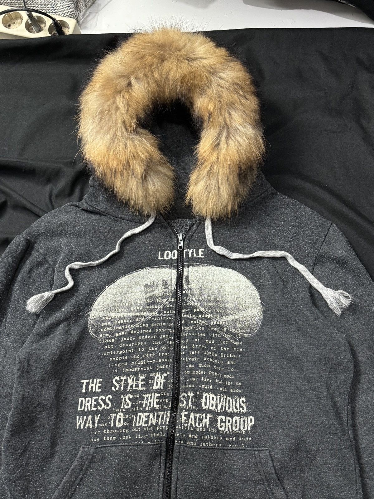 If Six Was Nine × Japanese Brand Fur hoodie poem japanese style Size US M / EU 48-50 / 2 - 3 Thumbnail