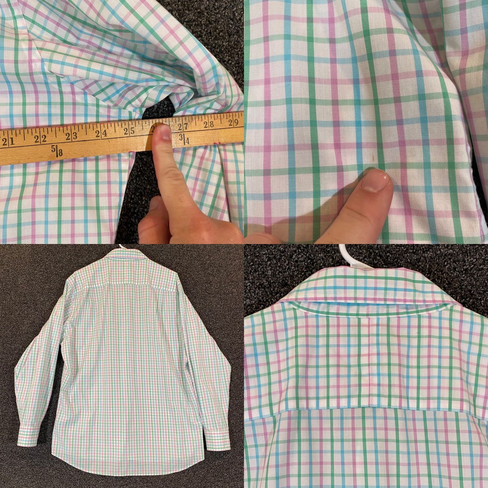 Southern Tide SOUTHERN TIDE Shirt Mens L Multicolor White Blue Plaid Button-Down Casual Classic Size US L / EU 52-54 / 3 - 8 Thumbnail