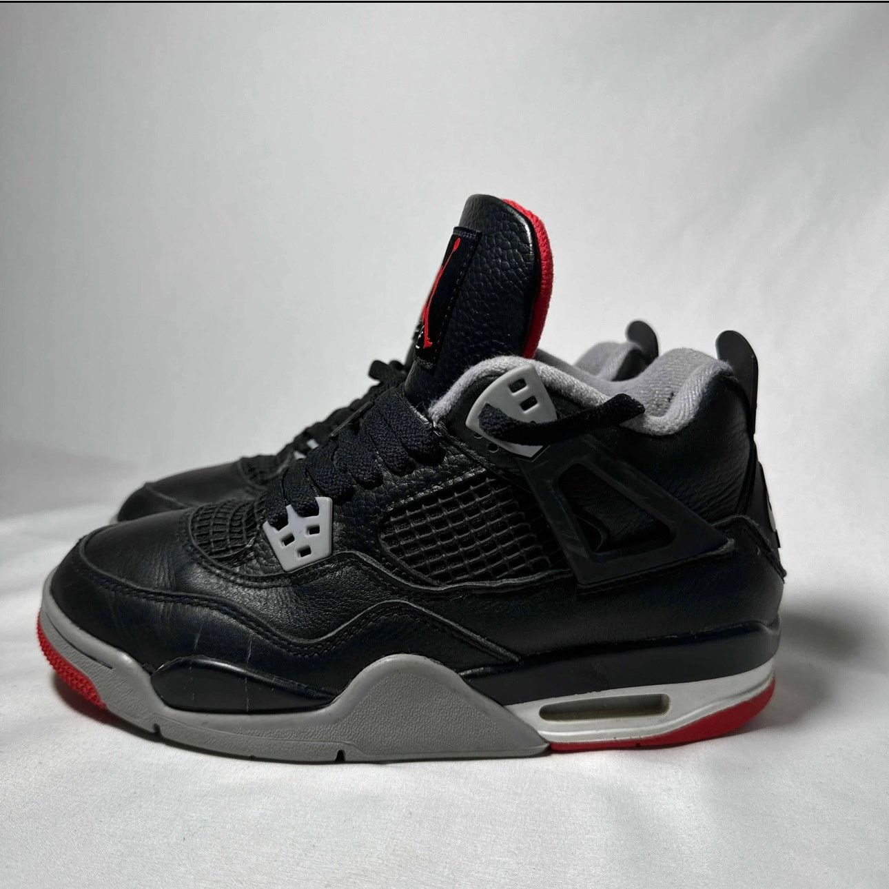 Jordan Brand × Nike Size 6 - Air Jordan 4 Retro GS Bred Reimagined Men's Shoes Size US 6 / EU 39 - 8 Thumbnail