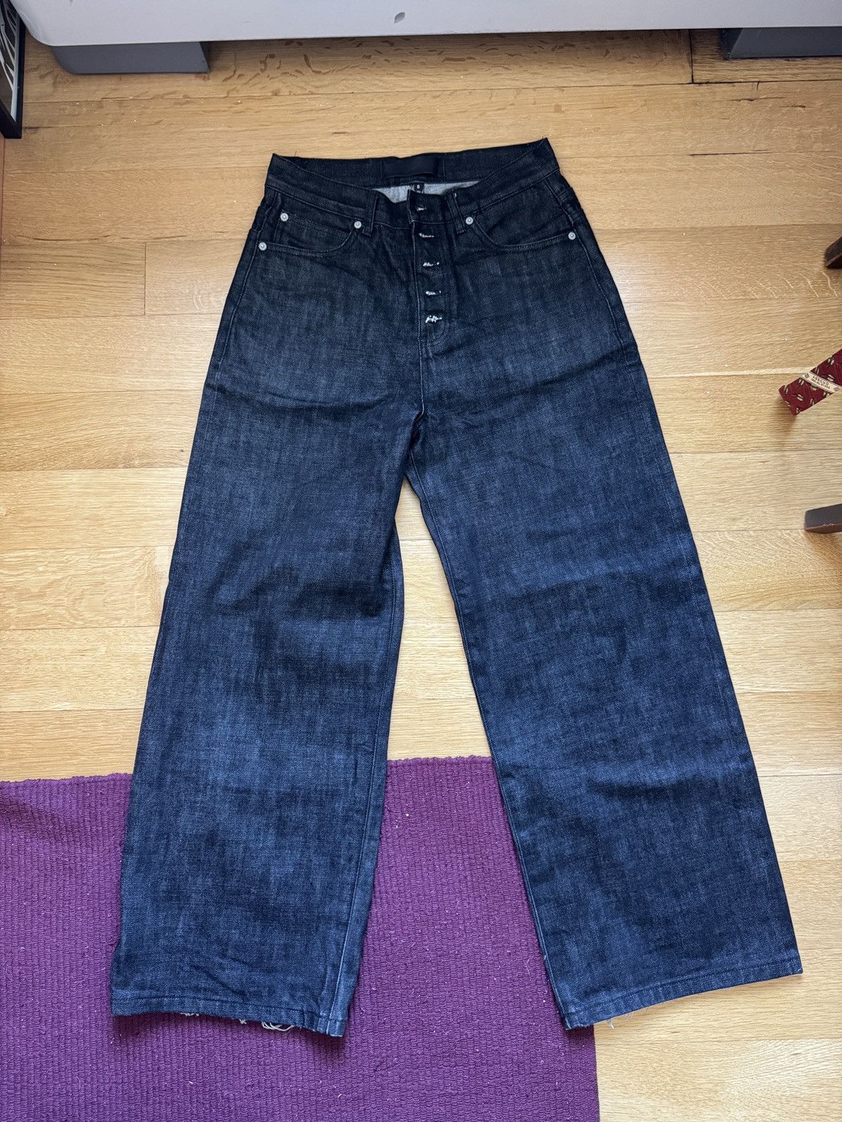 No Faith Studios No Faith Studios Japanese Loose Denim Black Size US 30 / EU 46 - 6 Thumbnail