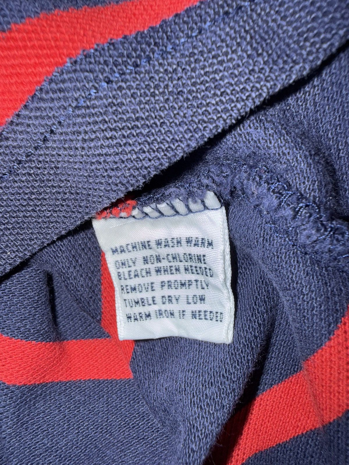 Polo Ralph Lauren Ralph Lauren Polo Rugby Stripe Navy Red Custom Fit M Size US M / EU 48-50 / 2 - 7 Thumbnail