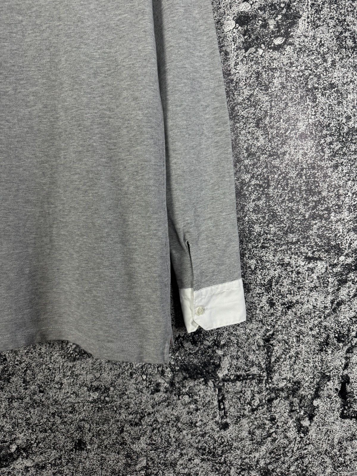 Lacoste Women’s Lacoste Long Sleeve Polo Shirt Gray Top Size 46 Size L / US 10 / IT 46 - 14 Thumbnail