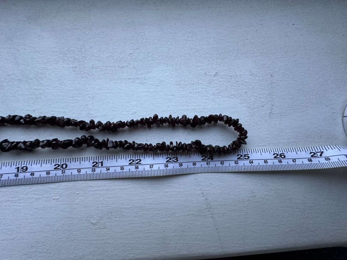 Raf Simons SS04 Duo Stone Chain w Onyx and Garnet Size ONE SIZE - 7 Thumbnail