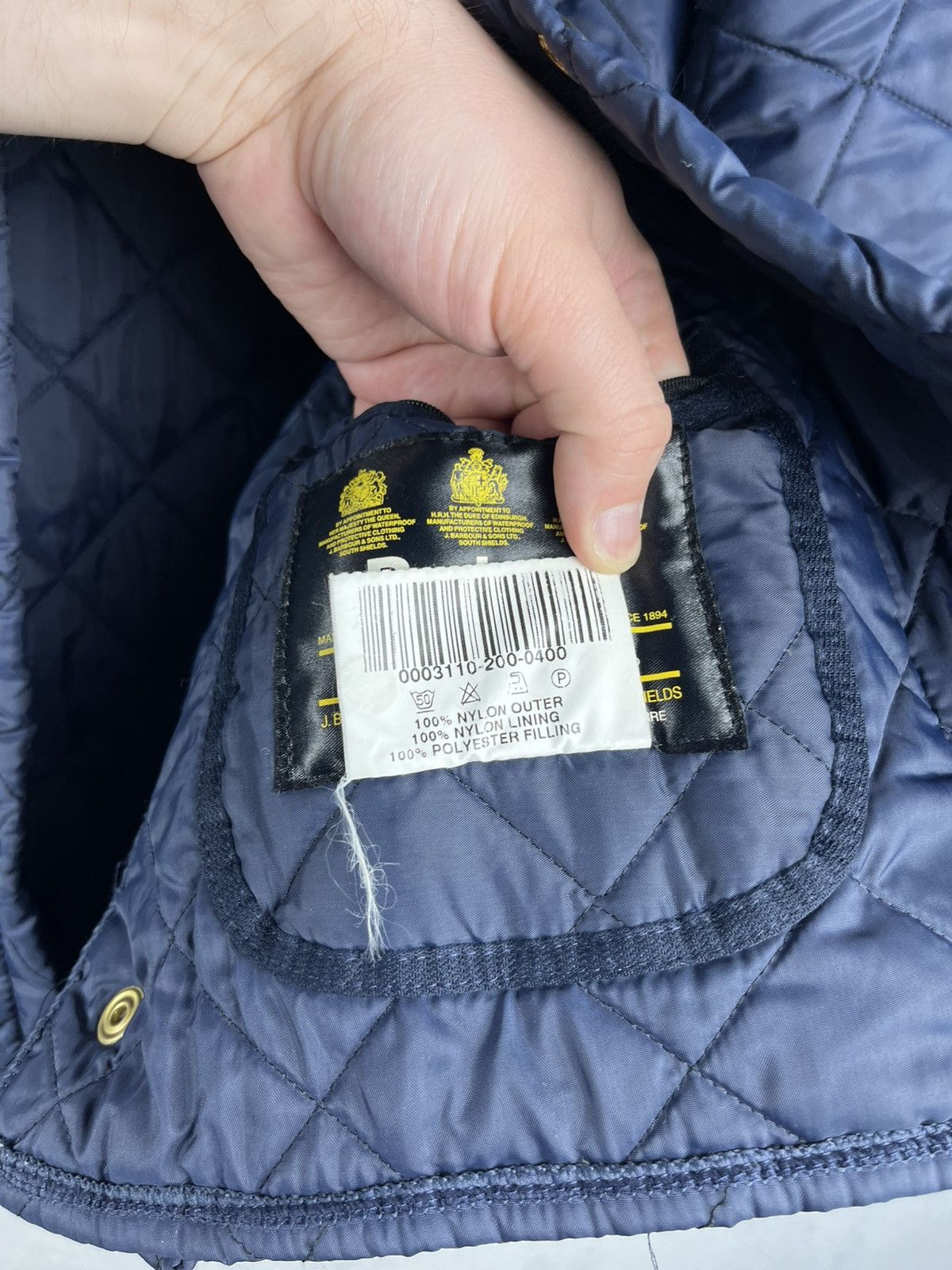 Barbour Vintage Barbour Liddesdale Quilted Men's Jacket Navy M Size US L / EU 52-54 / 3 - 14 Thumbnail