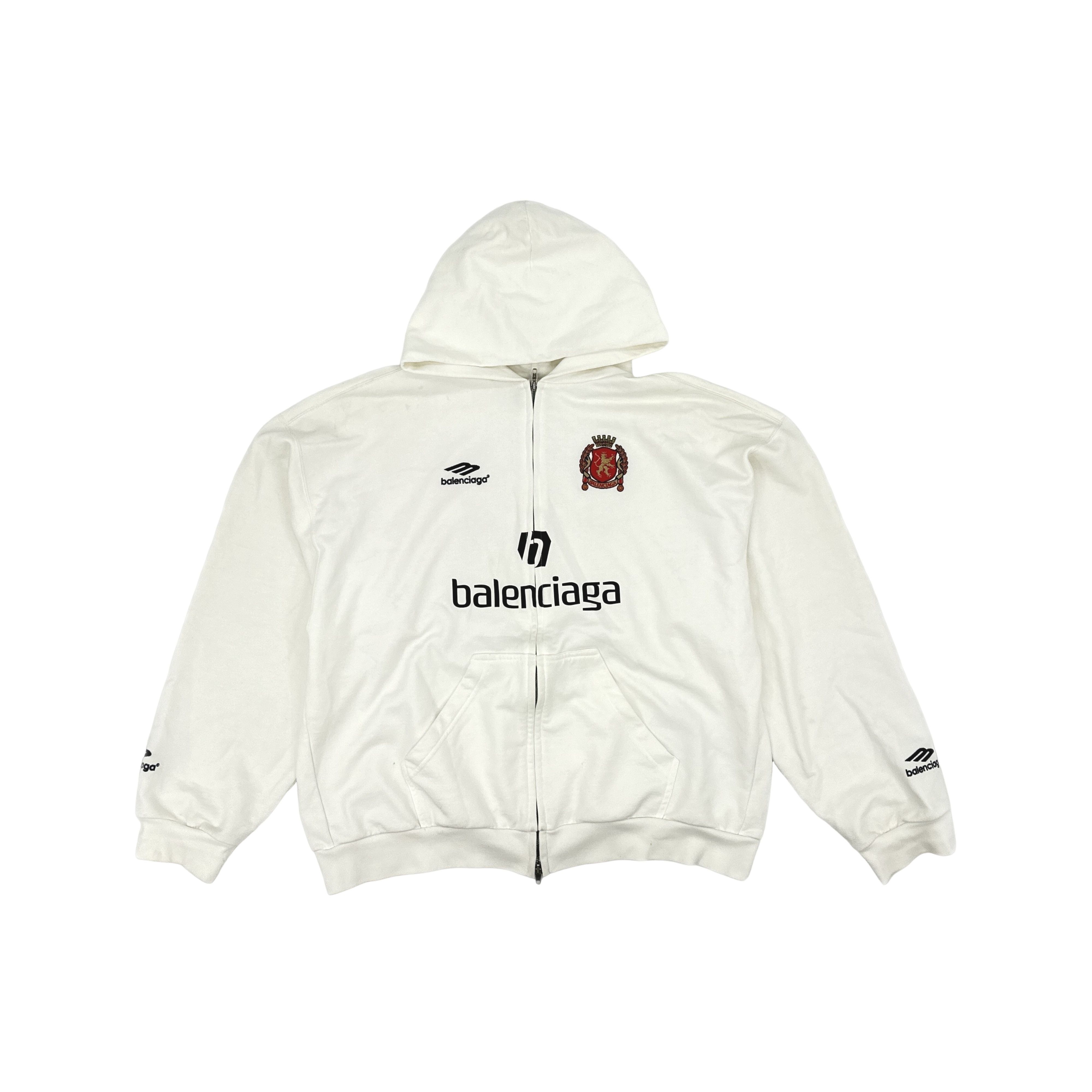 Balenciaga Balenciaga Aoyama Soccer Zip Up Hoodie | Grailed