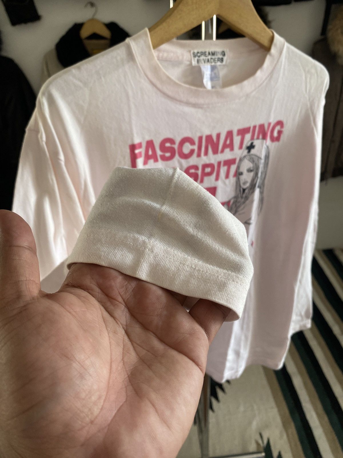 Japanese Brand Screaming Invaders ERD Hysteric Glamour Style Longsleeve Tee Size US L / EU 52-54 / 3 - 2 Thumbnail