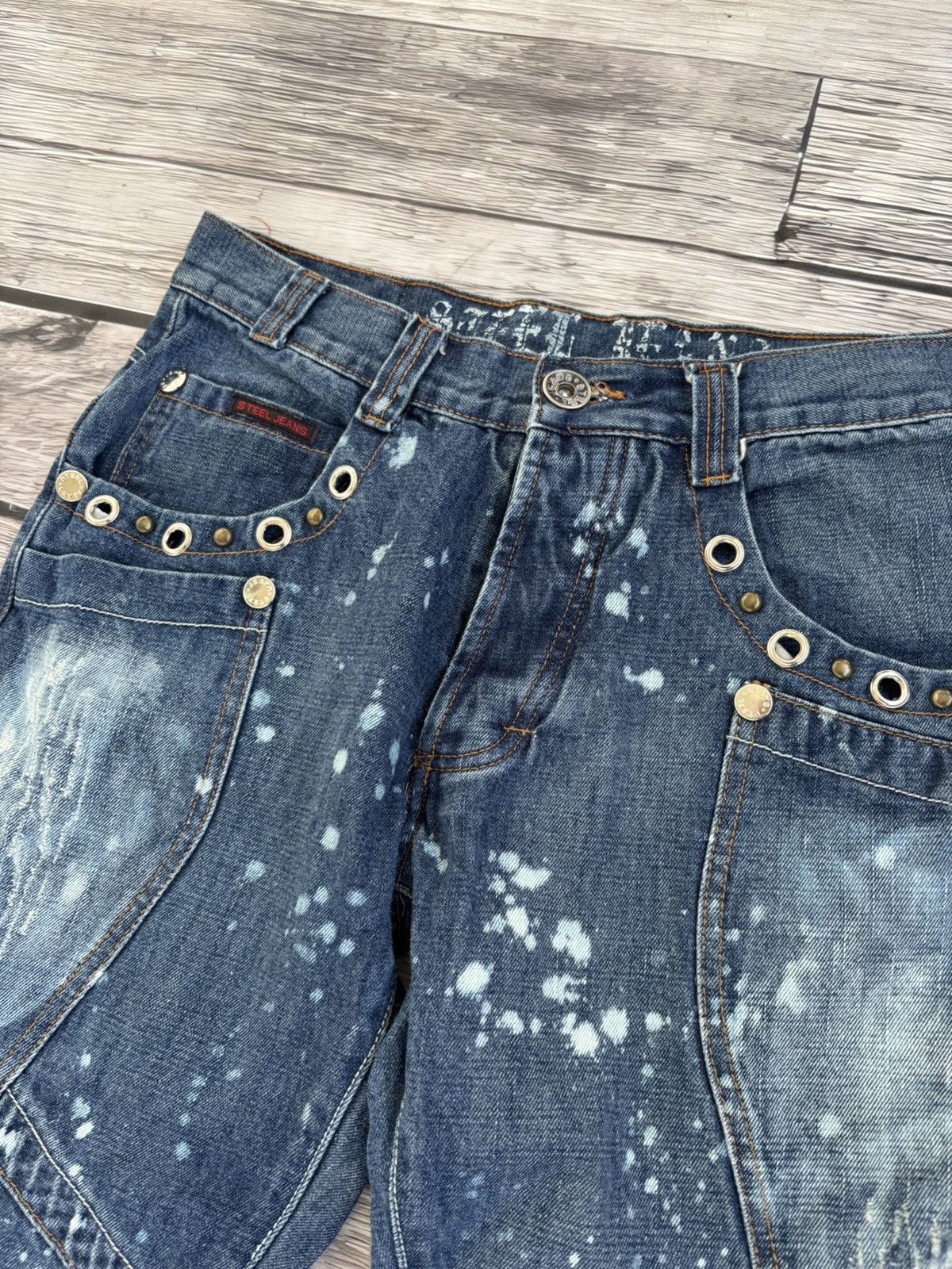 If Six Was Nine × Japanese Brand × Vintage Vintage Rick Owens Junya Watanabe Style Washed Jeans Size US 32 / EU 48 - 4 Thumbnail