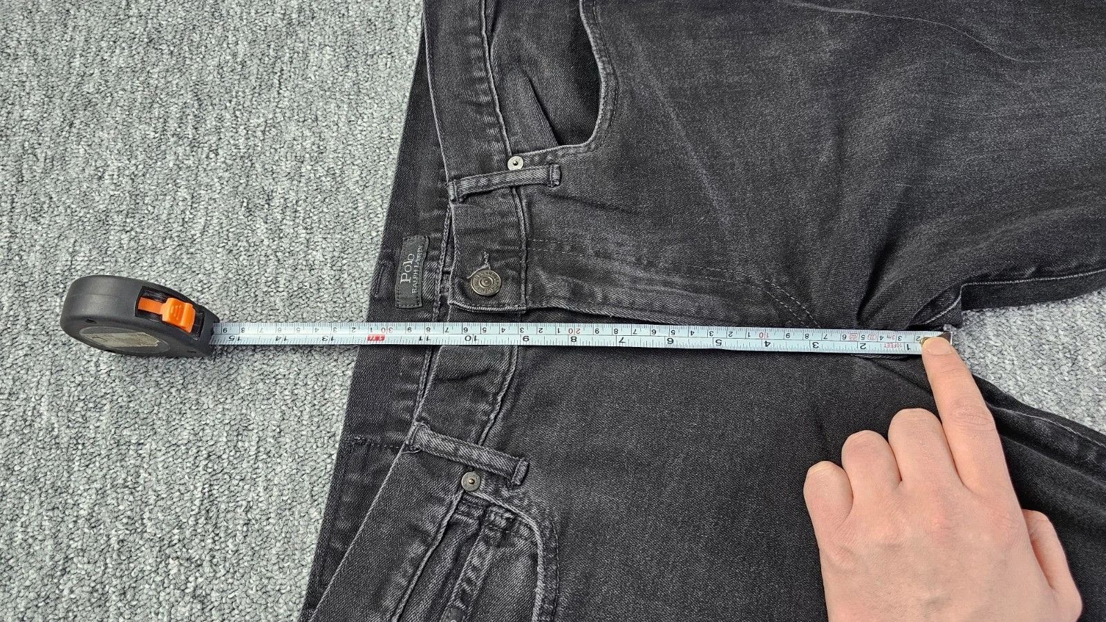 Polo Ralph Lauren Polo Ralph Lauren Eldridge Skinny Stretch Jeans W33 Black Size US 33 - 13 Thumbnail