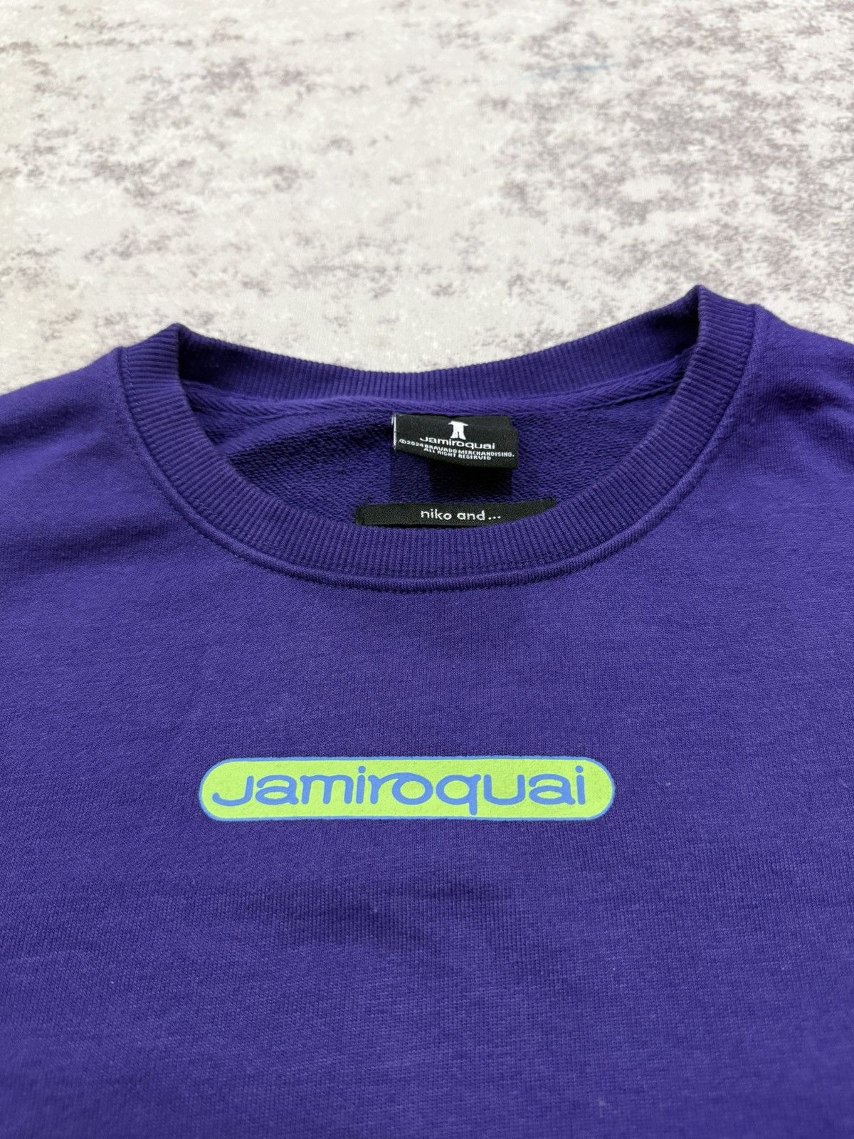 Japanese Brand Niko and x Jamiroquai frill pullover crop sweatshirt Size L / US 10 / IT 46 - 6 Thumbnail