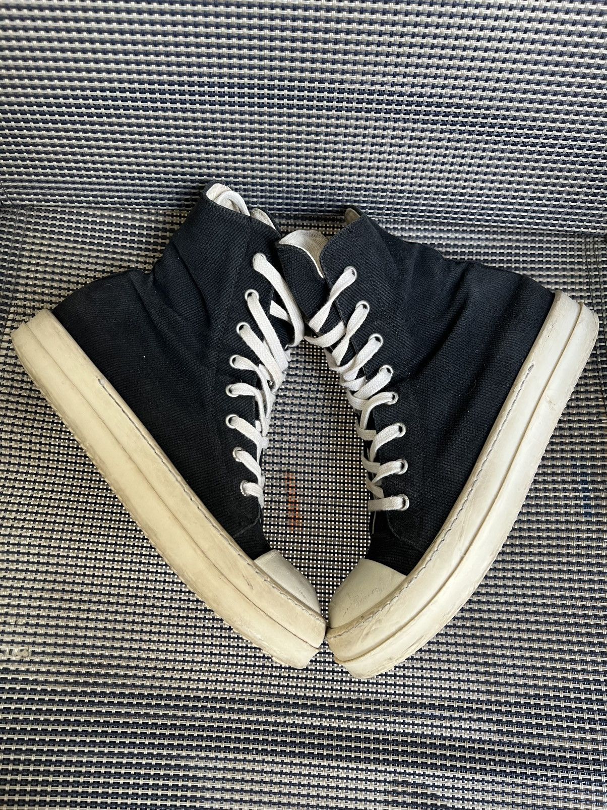 Rick Owens Drkshdw Rick Owens DRKSHDW Ramones Size US 5.5 / EU 38 - 8 Thumbnail