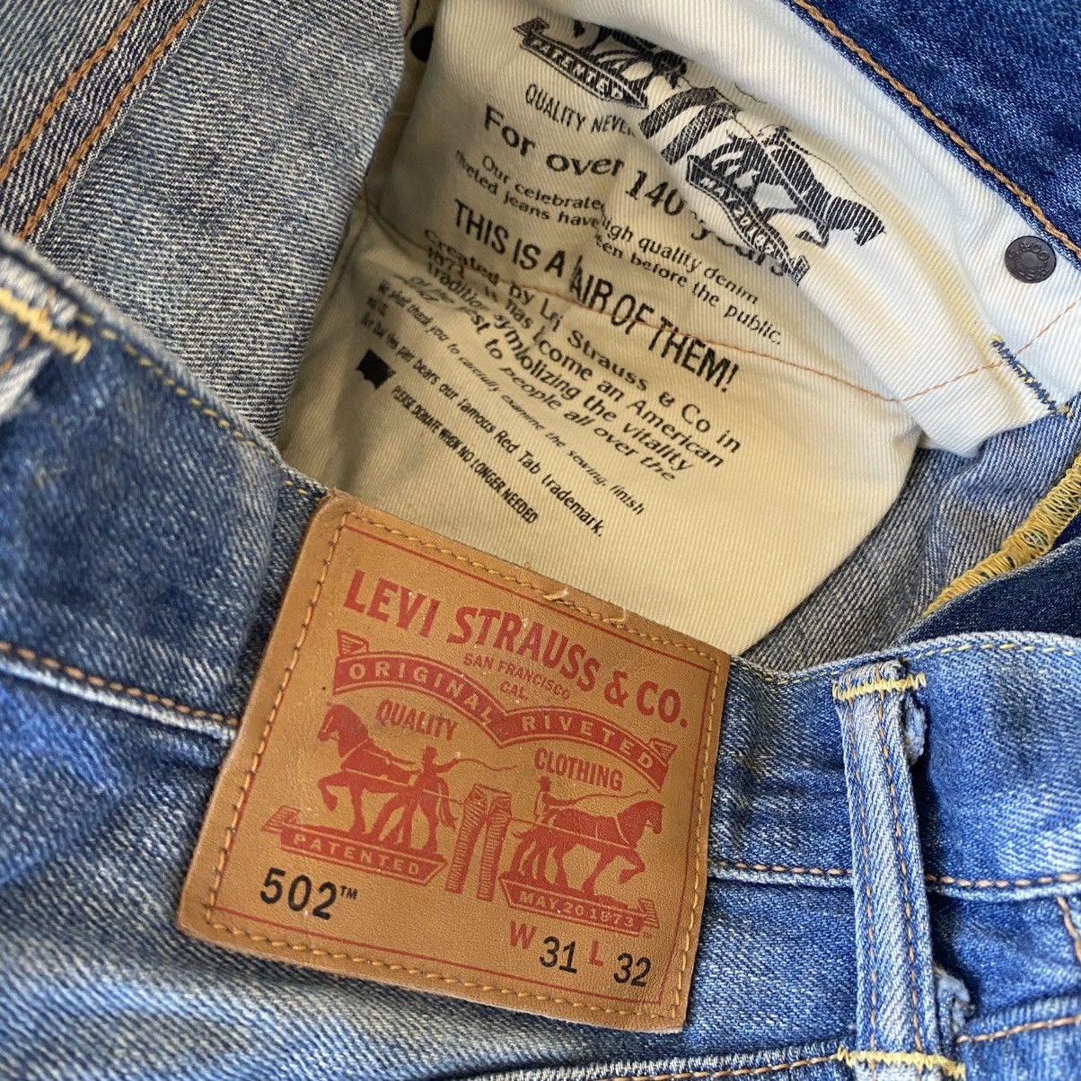 Levi's × Levi's Vintage Clothing × Vintage 💥#3015 LEVIS JEANS 502 DENIM PANT Size US 32 / EU 48 - 8 Thumbnail
