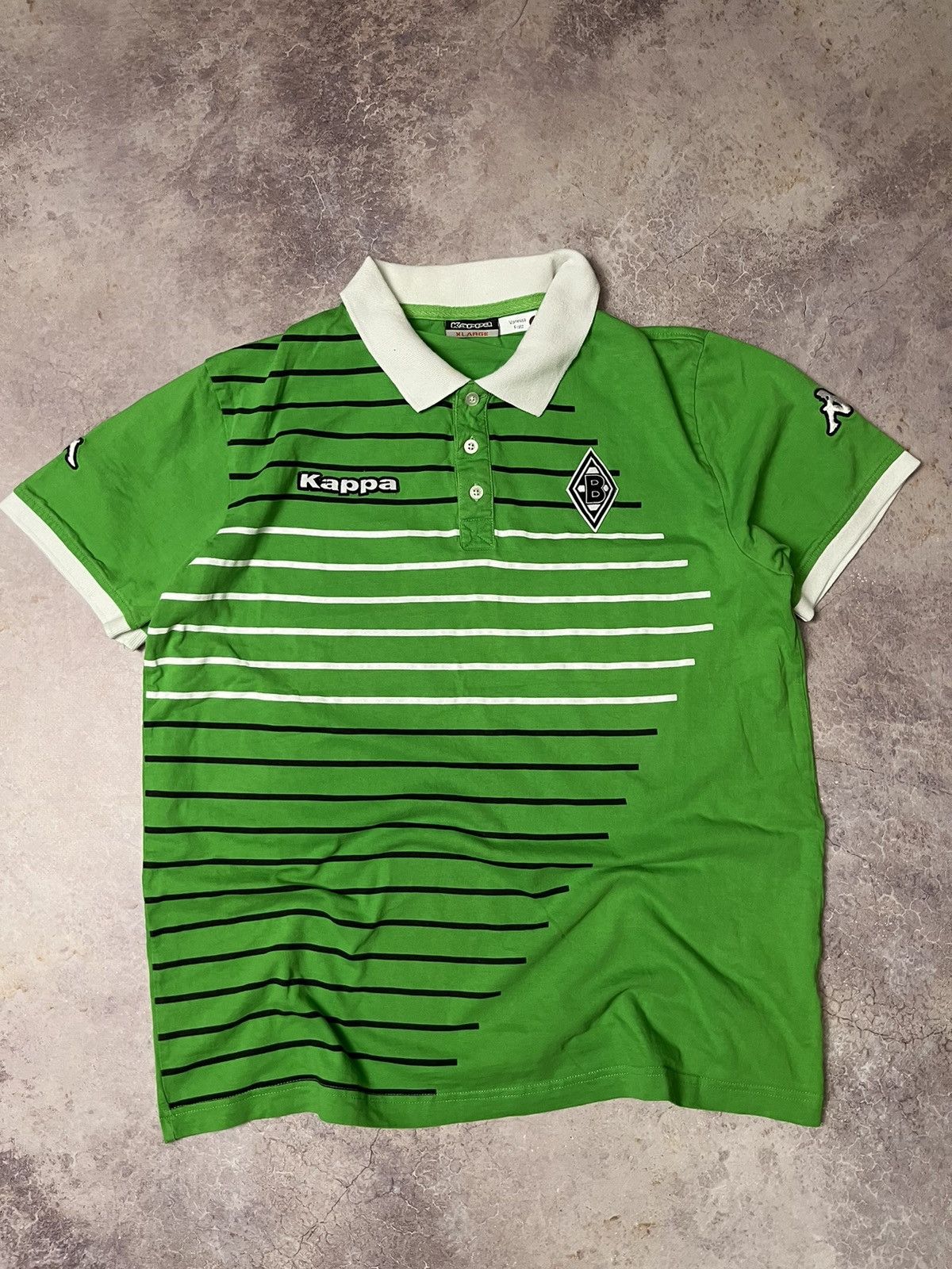 Pre-owned Kappa X Soccer Jersey Vintage Kappa Borussia Dortmund Soccer Jersey Polo In Green