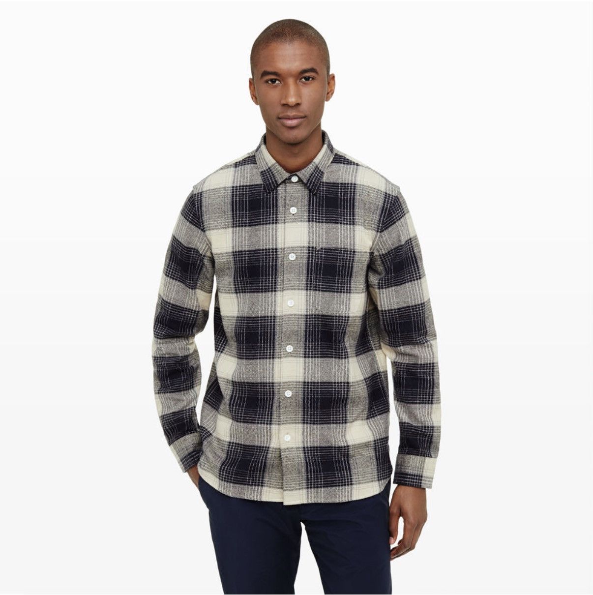 Club Monaco 100% cotton plaid overshirt Size US XS / EU 42 / 0 - 2 Thumbnail