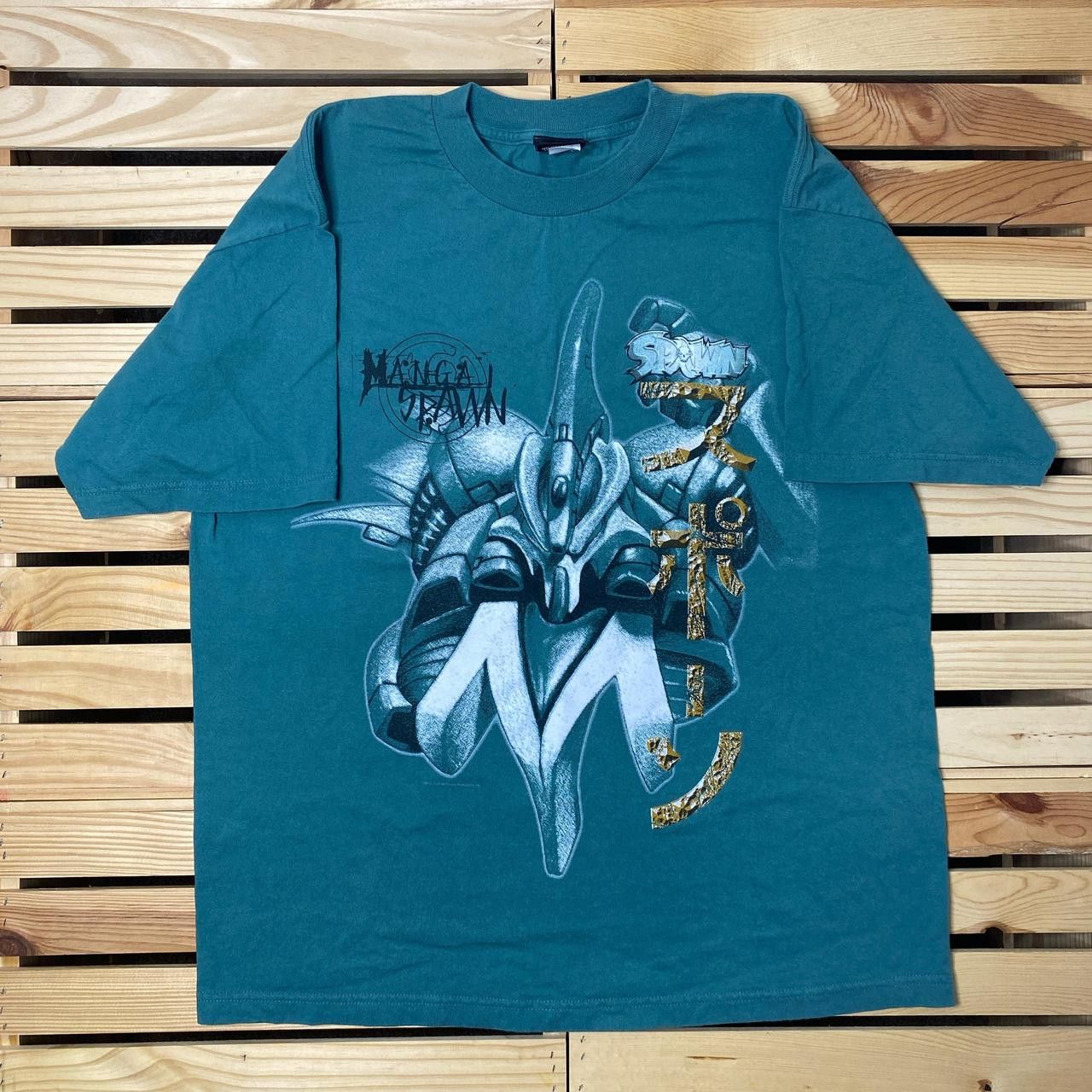 Giant Vintage Manga Spawn Imagine Comics Green Tee Size XL Size US XL / EU 56 / 4 - 1 Thumbnail