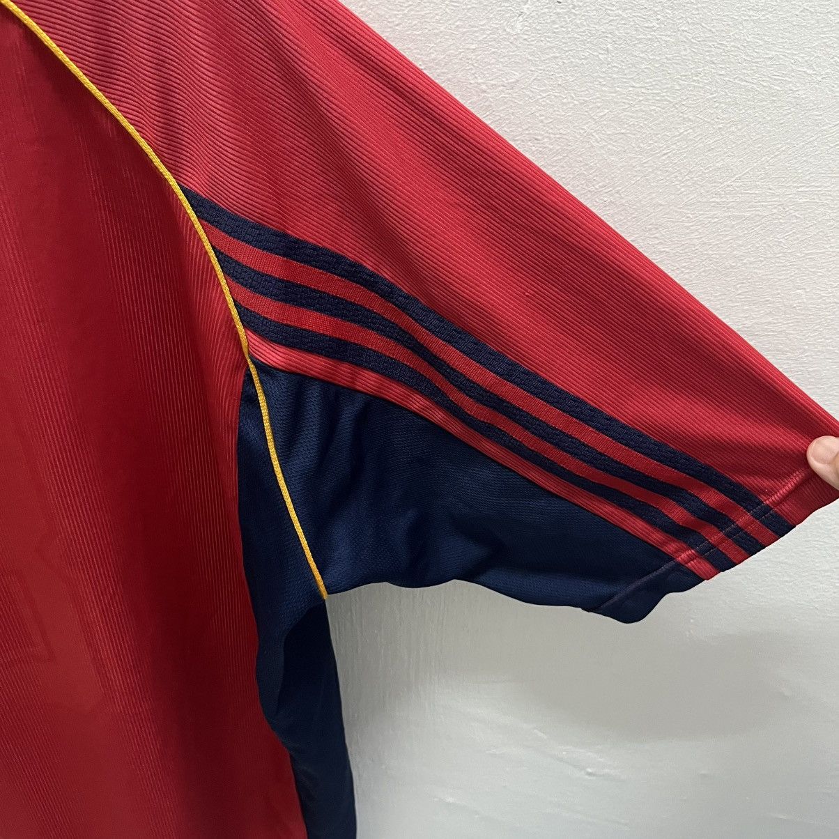 Adidas 🔥Vintage 90s Adidas Spain Home Kit Template Jersey Size US XL / EU 56 / 4 - 10 Thumbnail