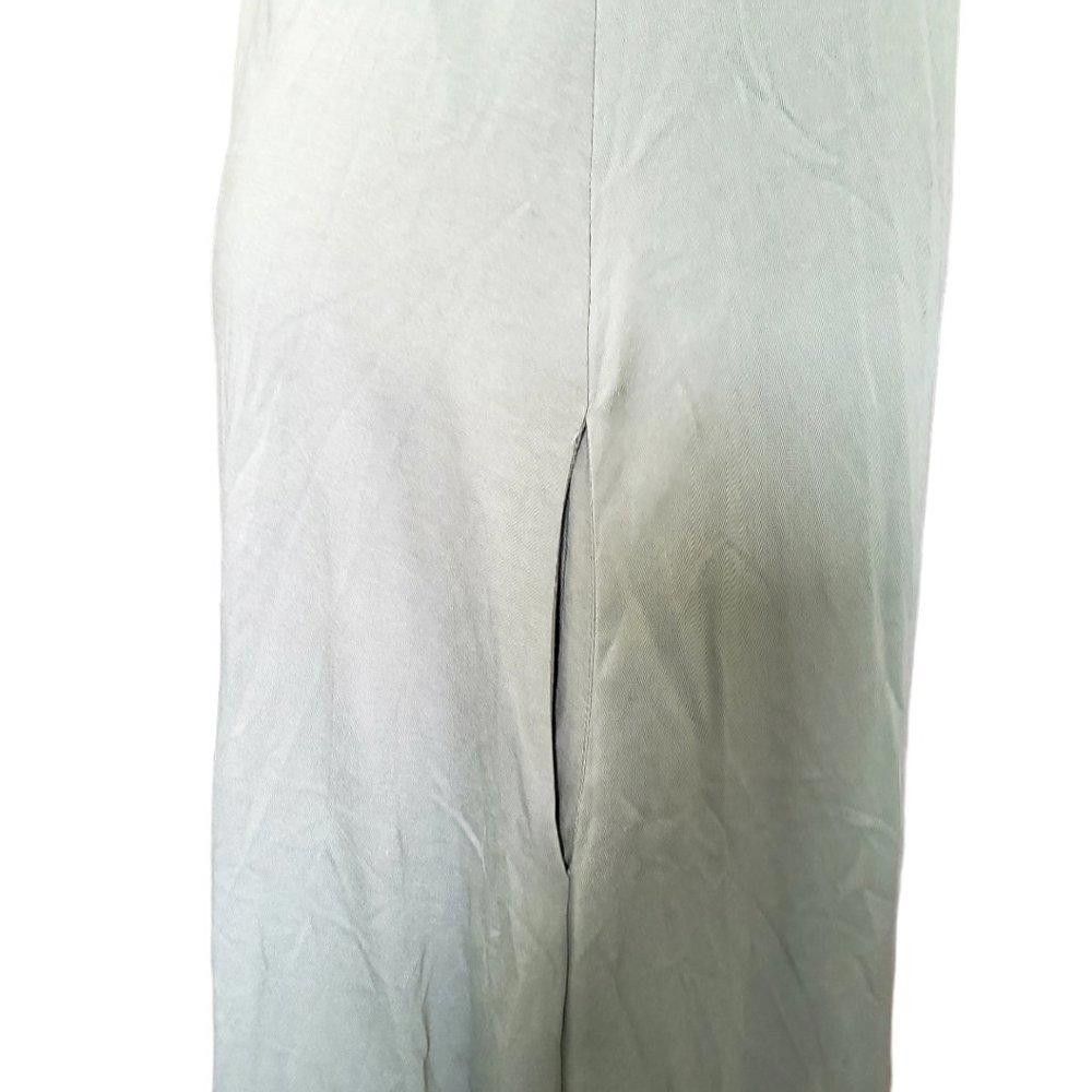 Designer CT345 Soft Surroundings Light Green Sleeveless Maxi Dress M Size M / US 6-8 / IT 42-44 - 4 Thumbnail