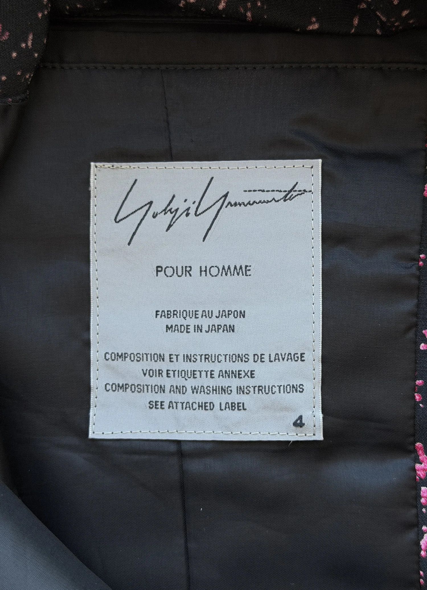 Yohji Yamamoto Pour Homme SS12 Runway Silk Blazer Size 50R - 7 Thumbnail