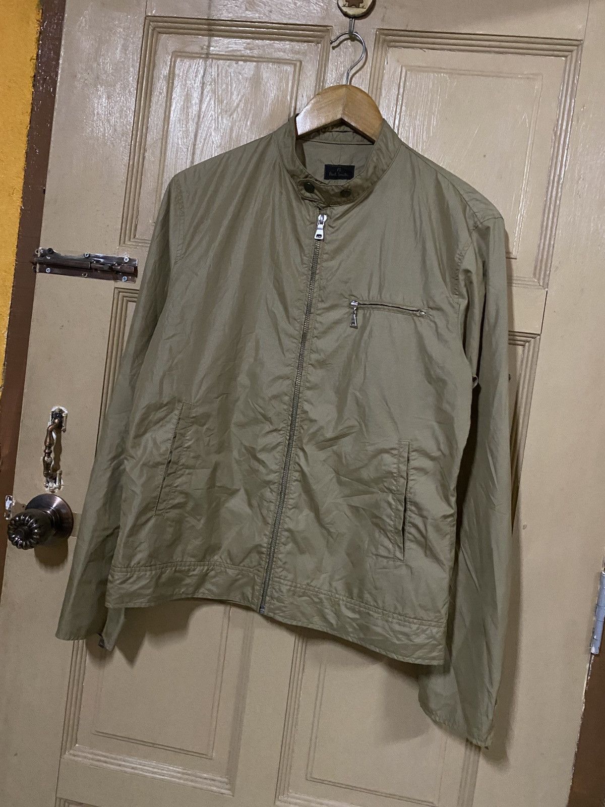 Paul Smith PS Paul Smith Khaki Lightweight Bomber Jacket Vintage Style Size L / US 10 / IT 46 - 2 Thumbnail