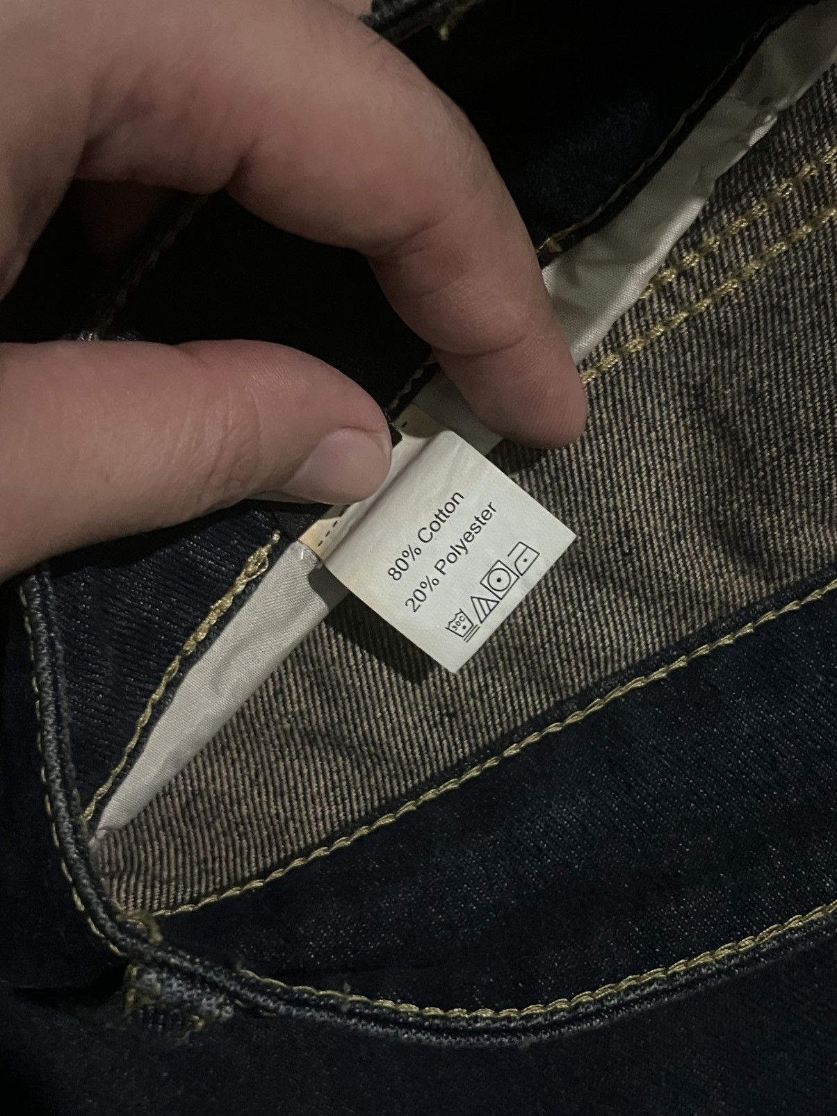 If Six Was Nine × Le Grande Bleu (L.G.B.) × Tornado Mart Vintage Hip Hop Style Multiple Pocket Blue Mud Washed Jeans Size US 30 / EU 46 - 12 Thumbnail