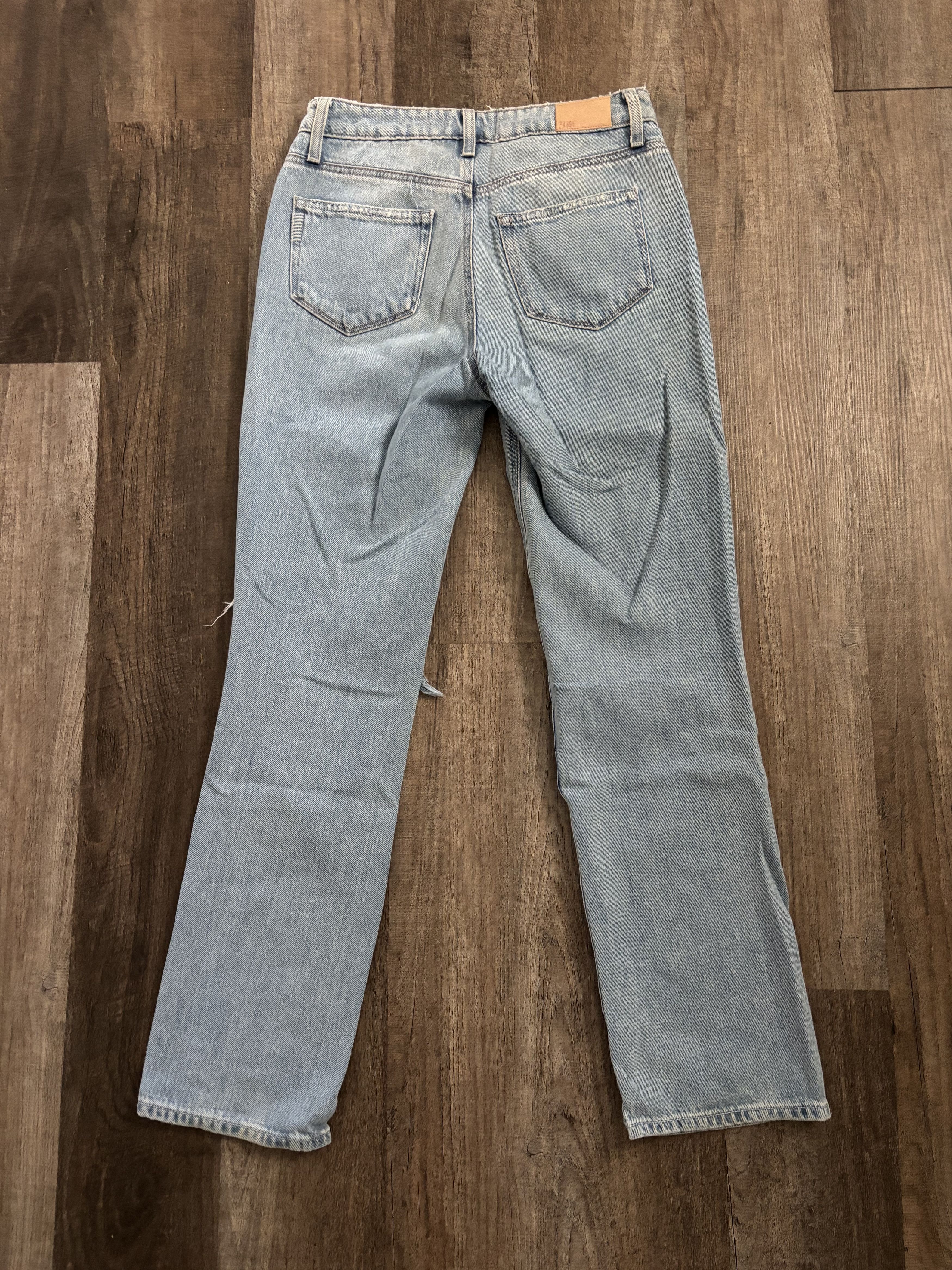Paige Paige Ripped Denim Boyfriend Jeans Distressed Size 25" / US 0 / IT 36 - 4 Thumbnail
