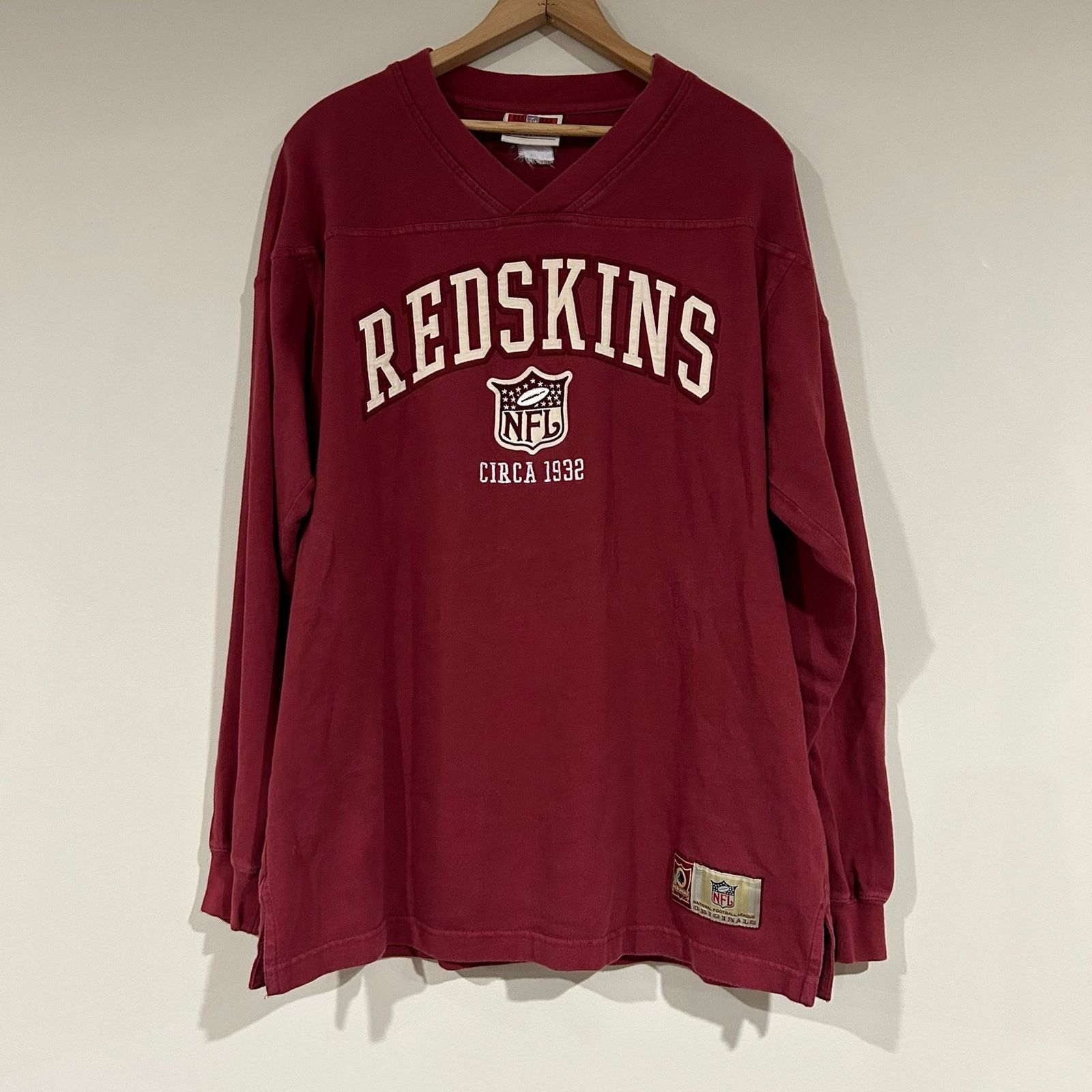 NFL Vintage Washington Redskins Shirt Size US L / EU 52-54 / 3 - 1 Thumbnail