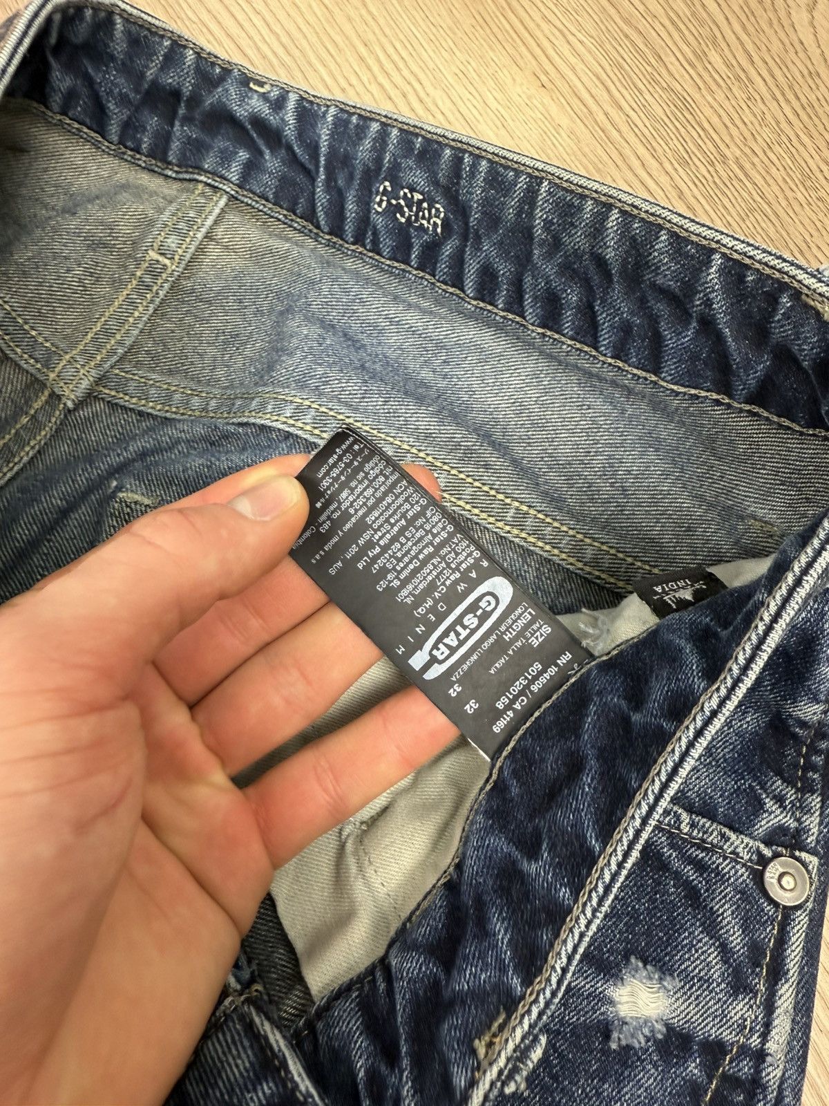 G-Star × Vintage 32/32 Vintage Distressed G-Star Arc Raw 96 Jeans Denim Pants Size US 32 / EU 48 - 7 Thumbnail