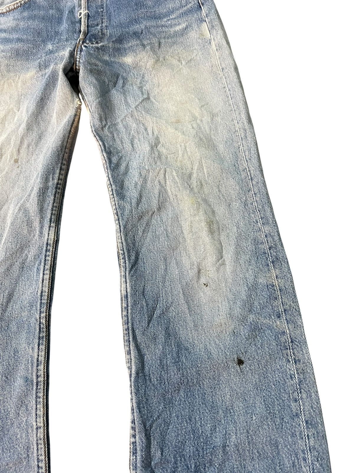 Levi's Vintage Levis 501 Distressed Faded Dirty Jean Size US 28 / EU 44 - 5 Thumbnail