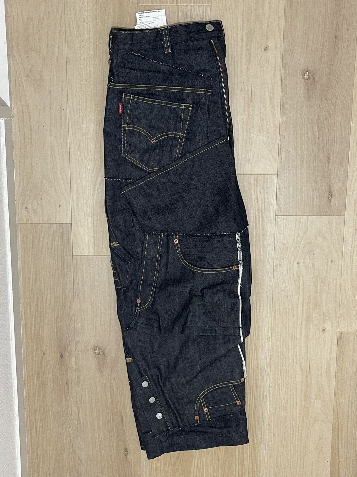 Japanese Brand × Junya Watanabe JUNYA WATANABE MAN x Levi’s Patchwork Denim Pants Size US 28 / EU 44 - 4 Thumbnail