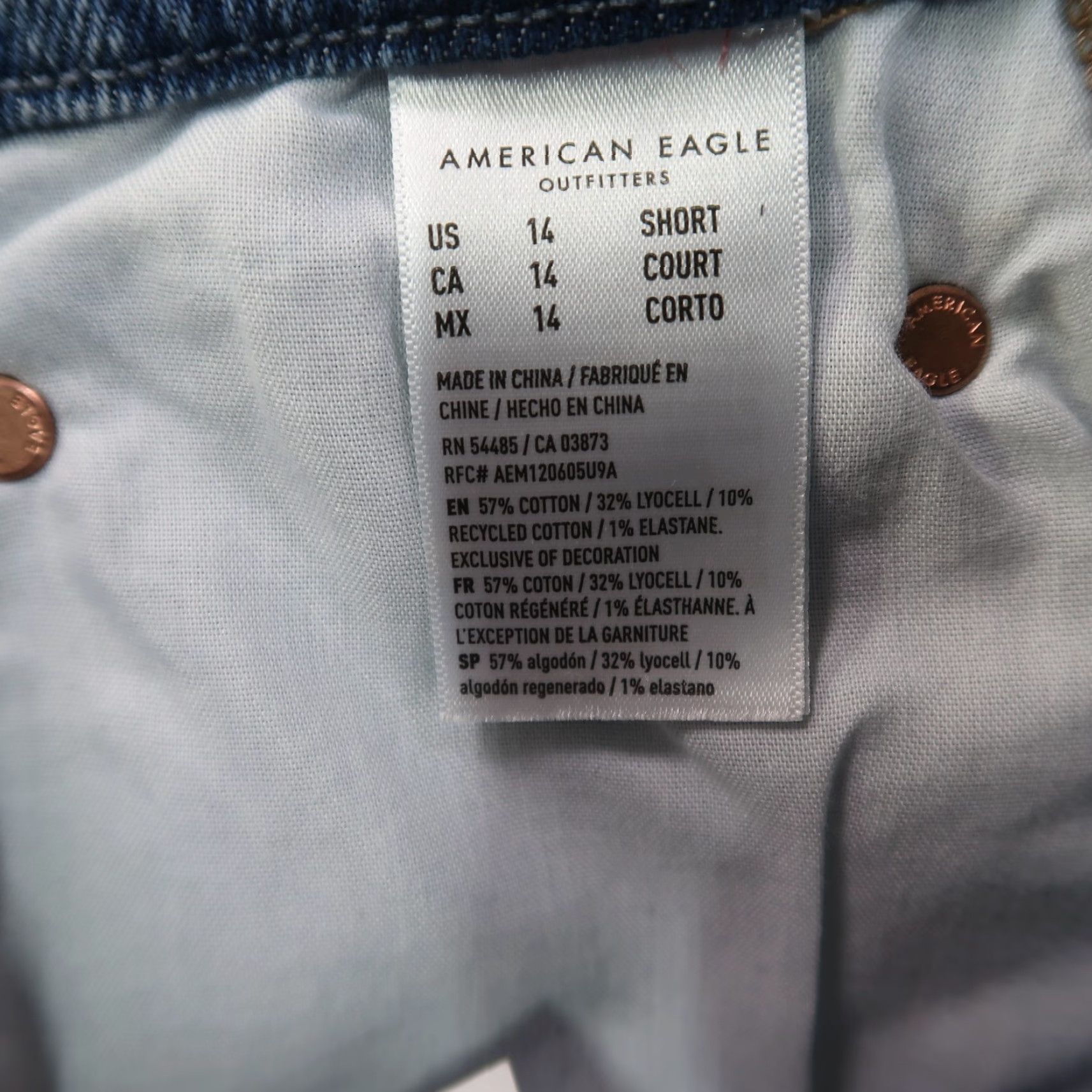 American Eagle Outfitters American Eagle Outfitters Jeans Women's 14 Blue Denim Bootcut High Rise Stretch 90s Curvy 5-Pocket Denim Size 36" / US 14 / IT 50 - 6 Thumbnail