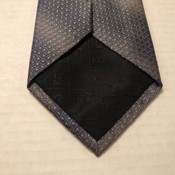 Kenneth Cole Kenneth Cole men's new gray silk tie 3 3/4" X 59 3/4" Size ONE SIZE - 2 Thumbnail