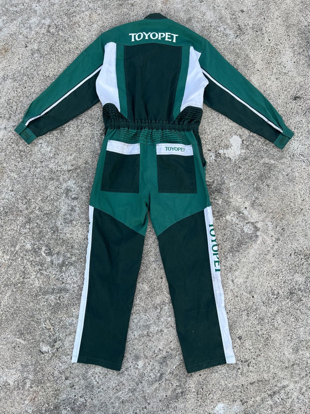 Japanese Brand Vintage Toyota Toyopet Workwear Overalls (No.1) Size US 34 / EU 50 - 9 Thumbnail