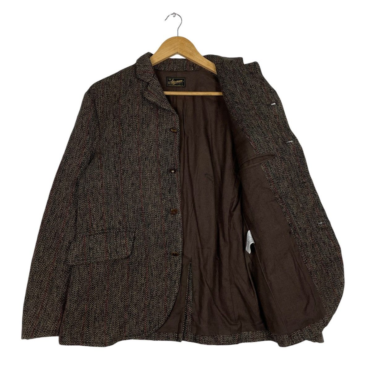 Stevenson Overall Co. × Tenderloin 💥STEVENSON HERRINGBONE BUTTON CHORE JACKET Size US M / EU 48-50 / 2 - 9 Thumbnail
