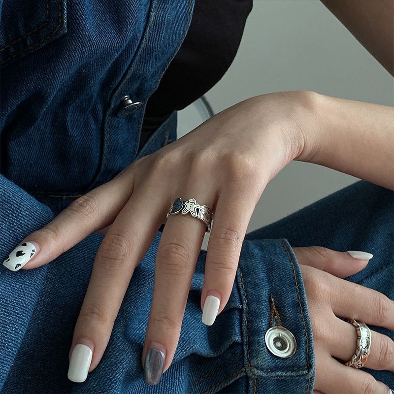 Jewelry Smile New Design Jewelry Rings Open Chrome Ring (Size 7-13) Size ONE SIZE - 6 Thumbnail