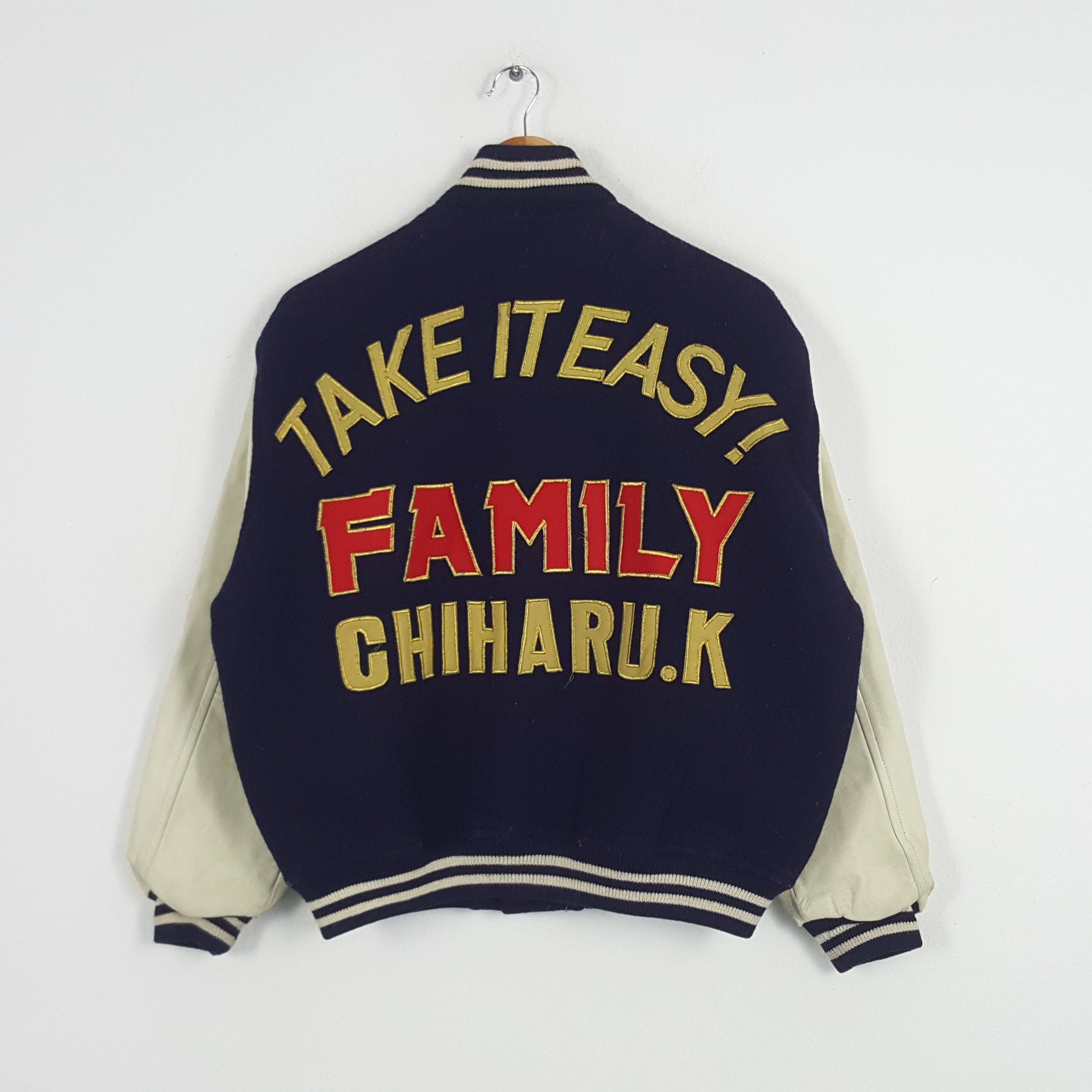 Daytona × Vintage Vintage Daytona Family Chiharu.K Japanese Varsity Jacket Size US L / EU 52-54 / 3 - 1 Thumbnail