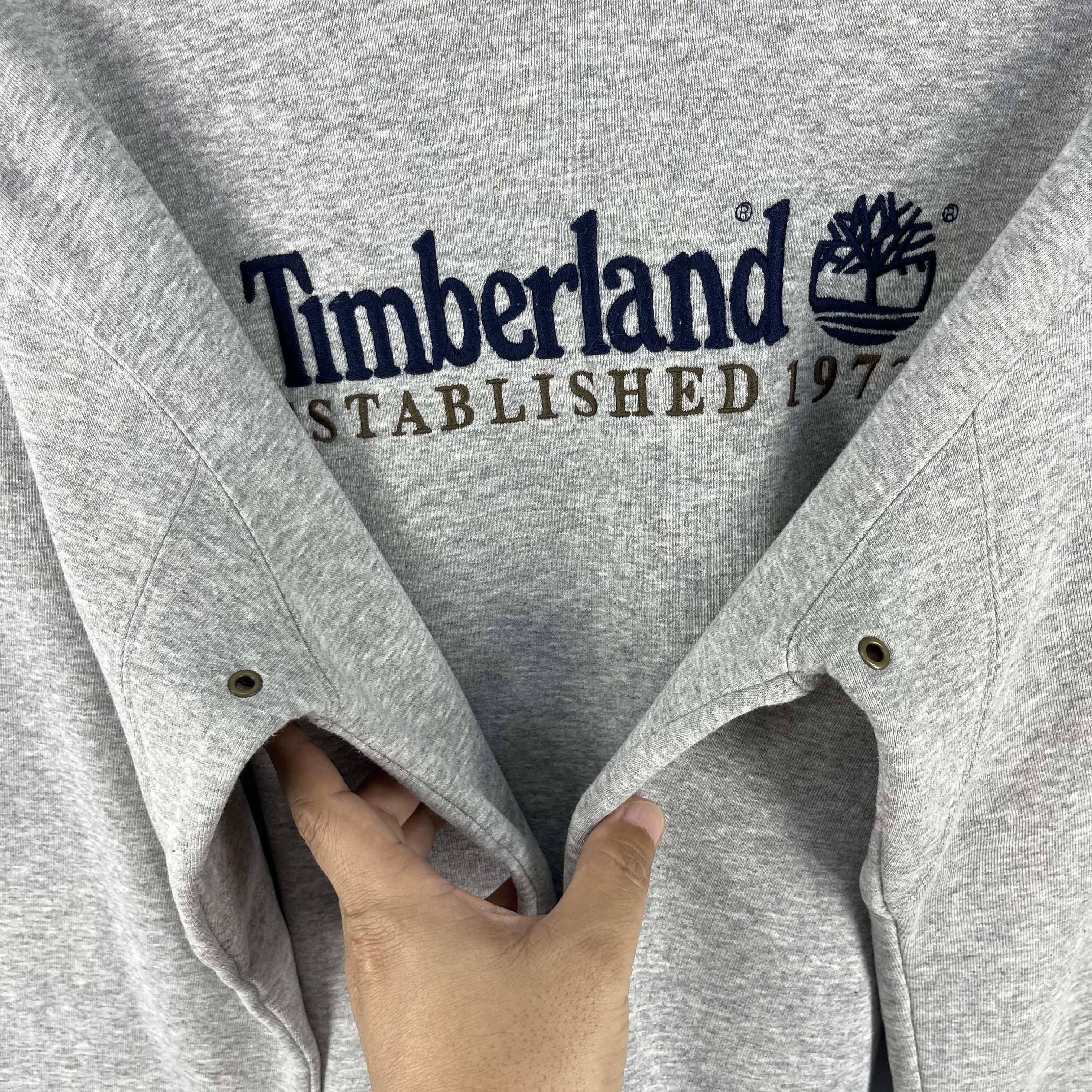 Timberland Vintage 90s TIMBERLAND Embroidery Logo Sweatshirt Size US M / EU 48-50 / 2 - 7 Thumbnail
