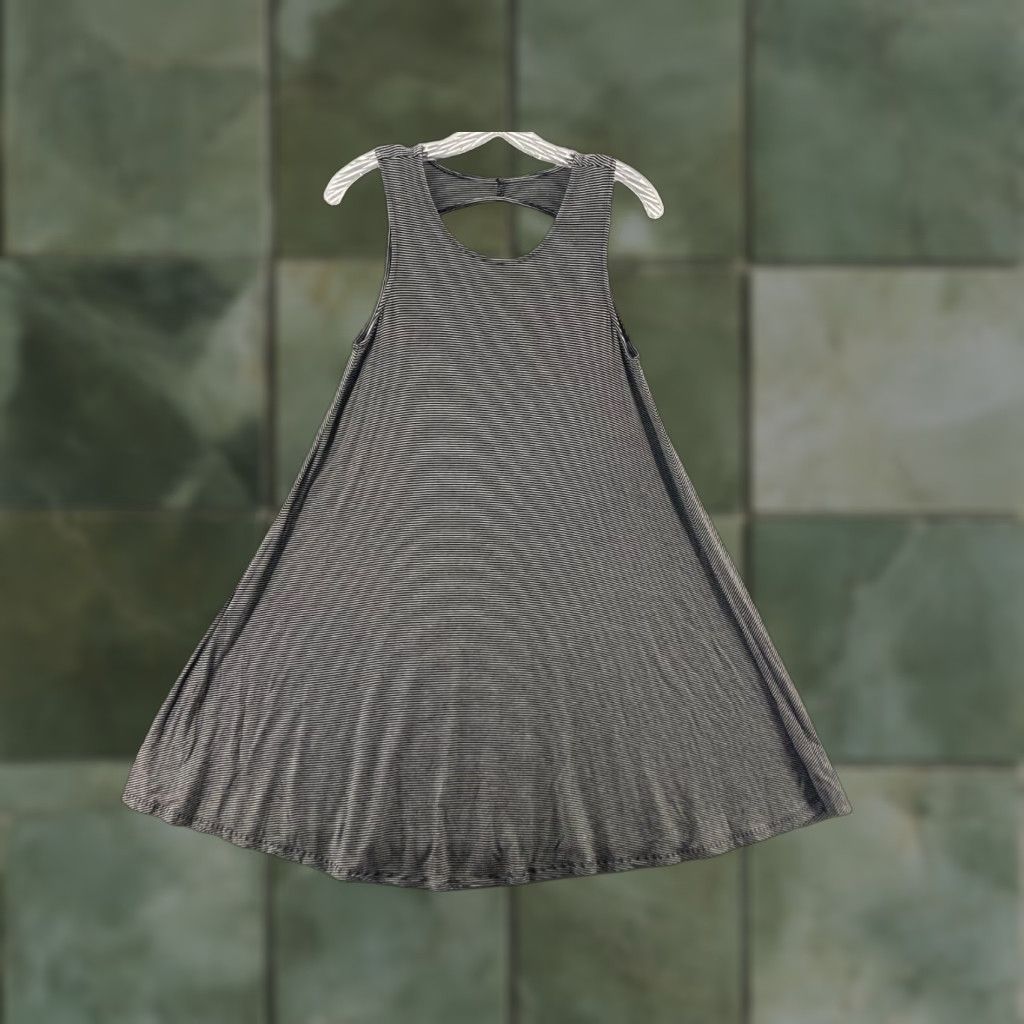 American Eagle Outfitters A american eagle outfitters dress womens XXS black & white striped open back Size XXS / US 00 / IT 34 - 1 Thumbnail
