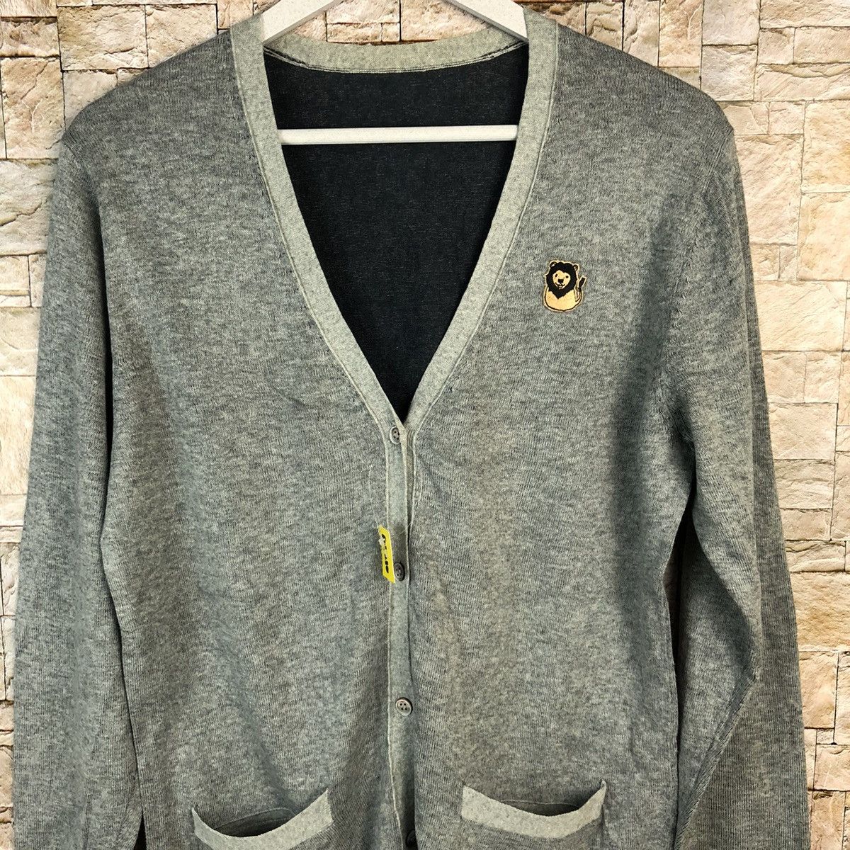 Homespun Knitwear × Japanese Brand Japanese Brand Grey Cardigan Knitwear #A1210 Size US M / EU 48-50 / 2 - 5 Thumbnail