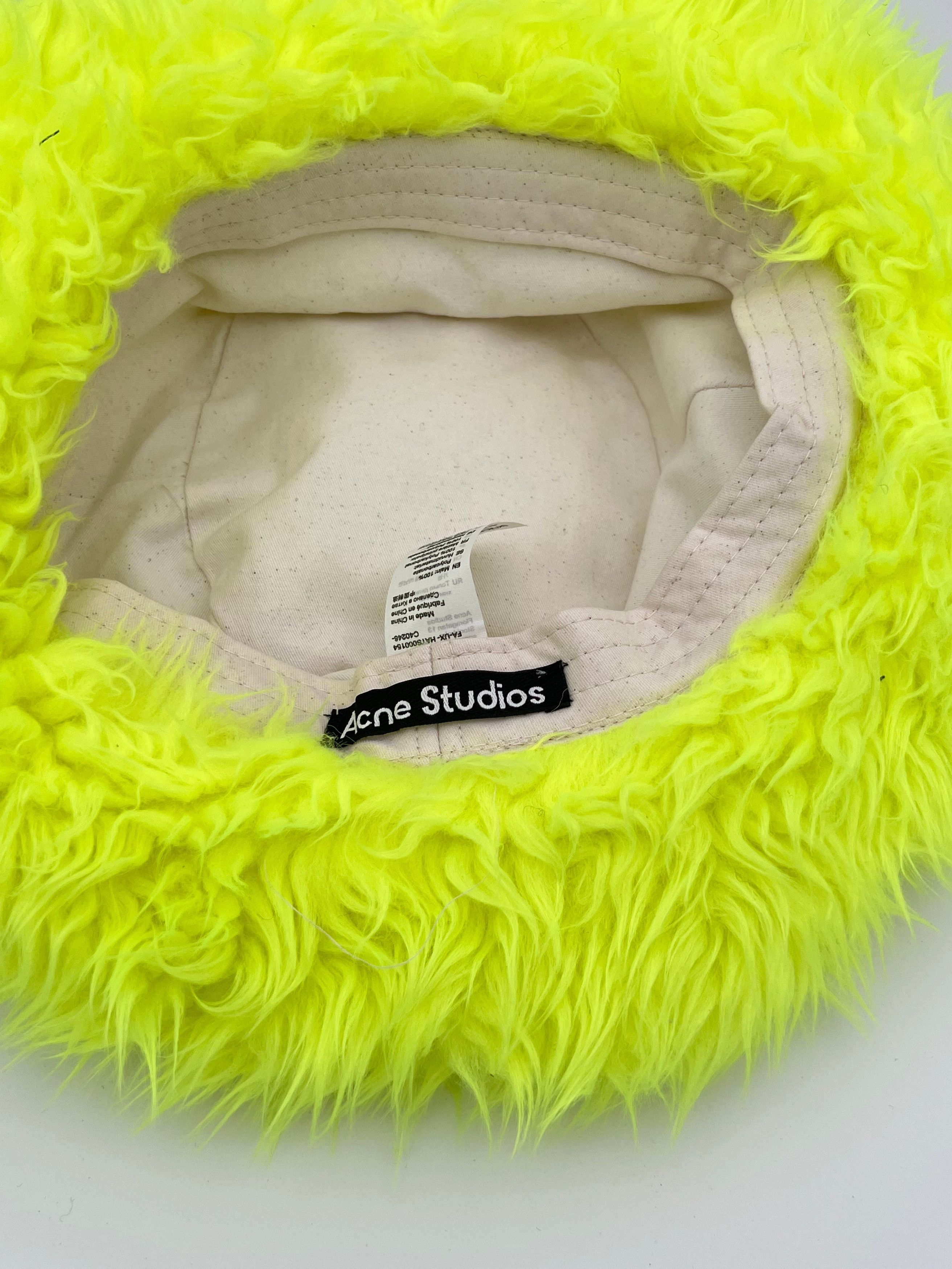 Acne Studios Acne Studio Fuzzy Faux-Fur Bucket Hat AW22 collection Size ONE SIZE - 5 Thumbnail