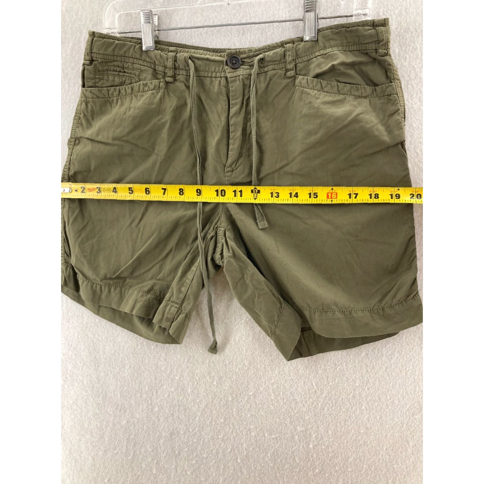 Ralph Lauren Ralph Lauren Women's Shorts Size 6 Green Cotton Casual 2010s Mid Rise Pockets Size 28" / US 6 / IT 42 - 3 Thumbnail
