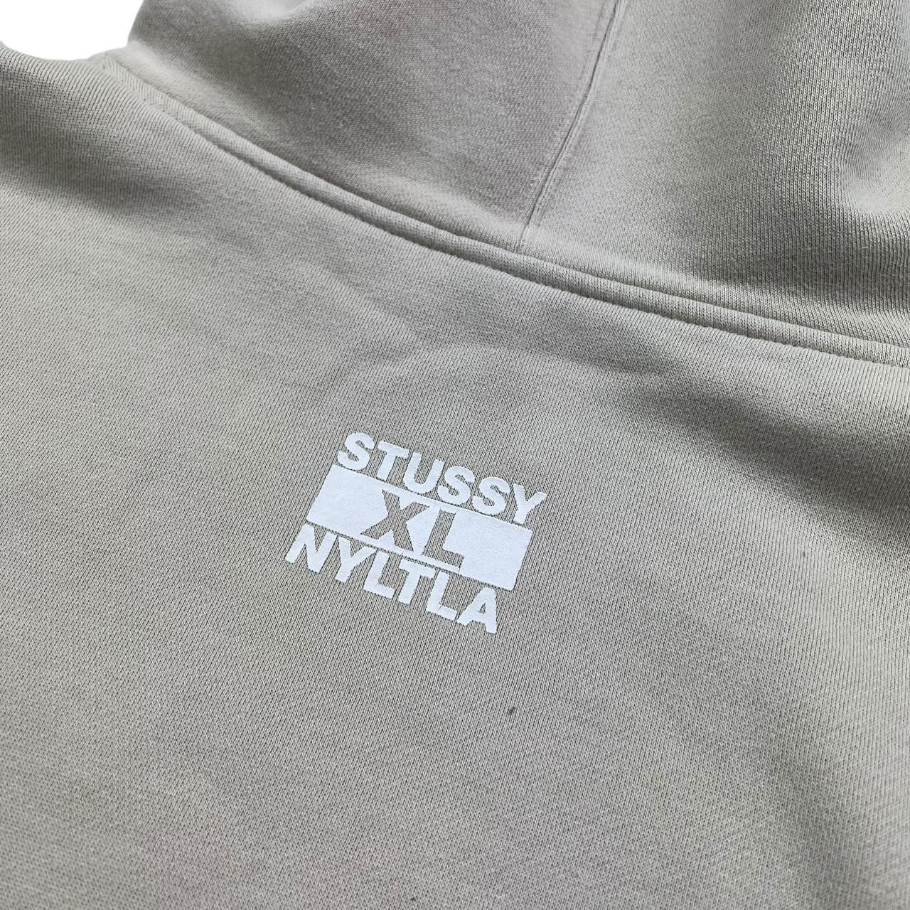 Stussy Vintage 2000s Stussy Livin XL Pullover Hoodie Cream - Medium Size US M / EU 48-50 / 2 - 3 Thumbnail