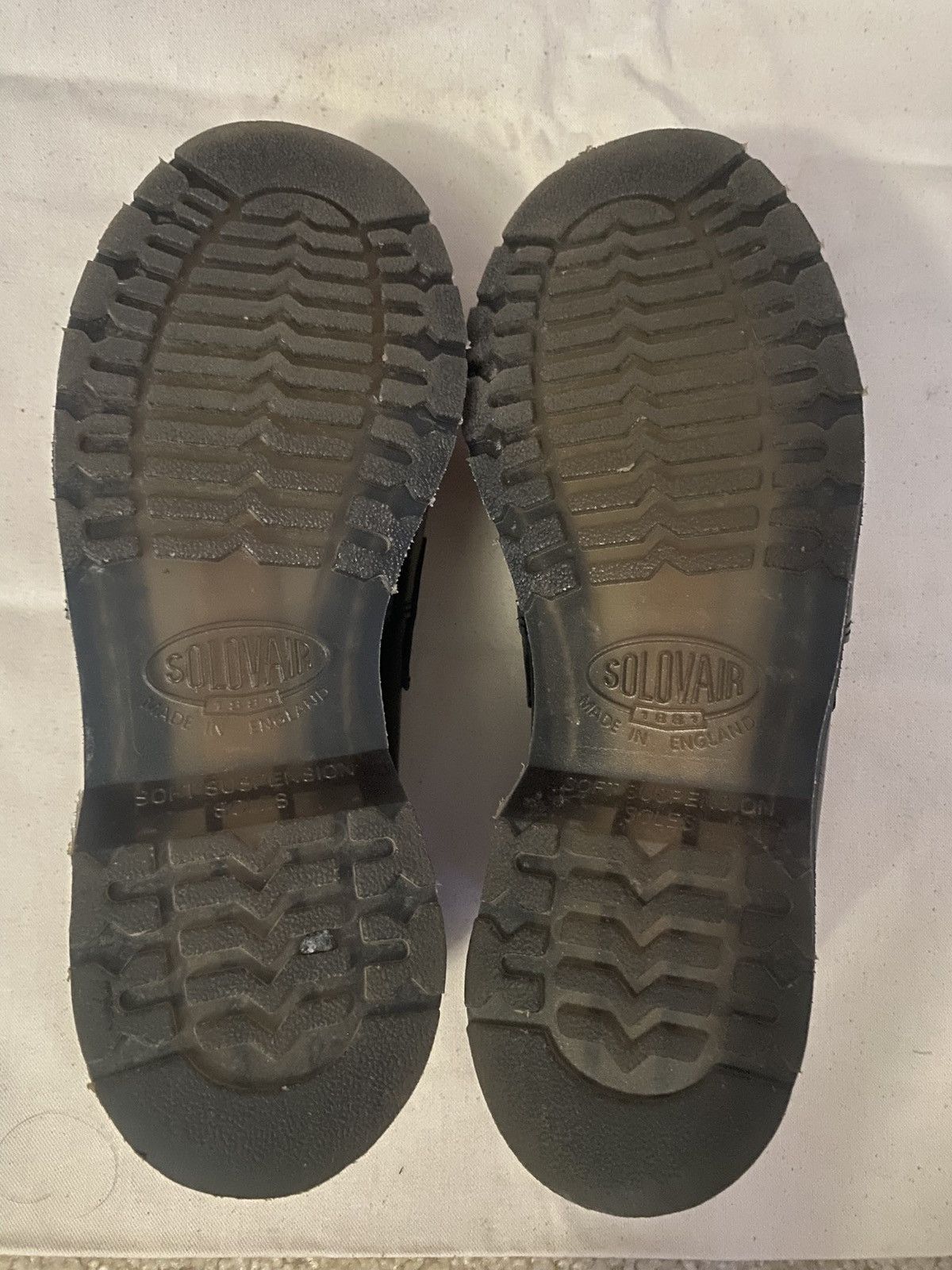 Solovair Black Hi-Shine Solovair Tassel Loafers Size US 7 / EU 40 - 6 Thumbnail