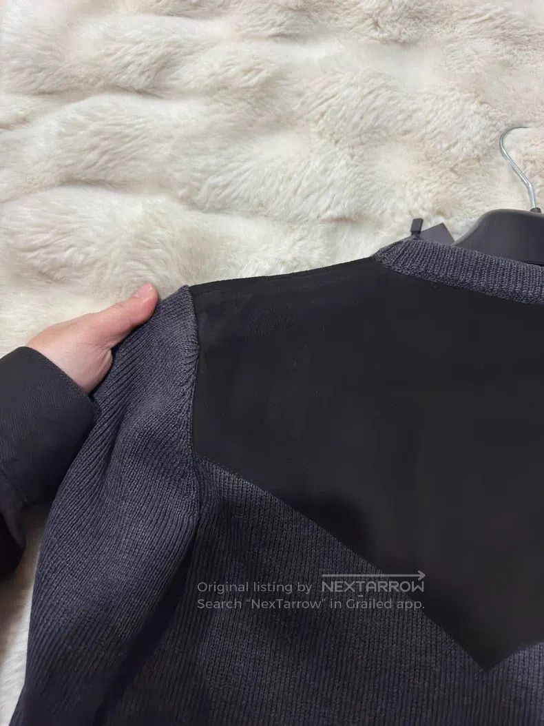 Saint Laurent Paris Saint Laurent Paris Original Sheepskin Patched Men's Sweat Size US M / EU 48-50 / 2 - 9 Thumbnail