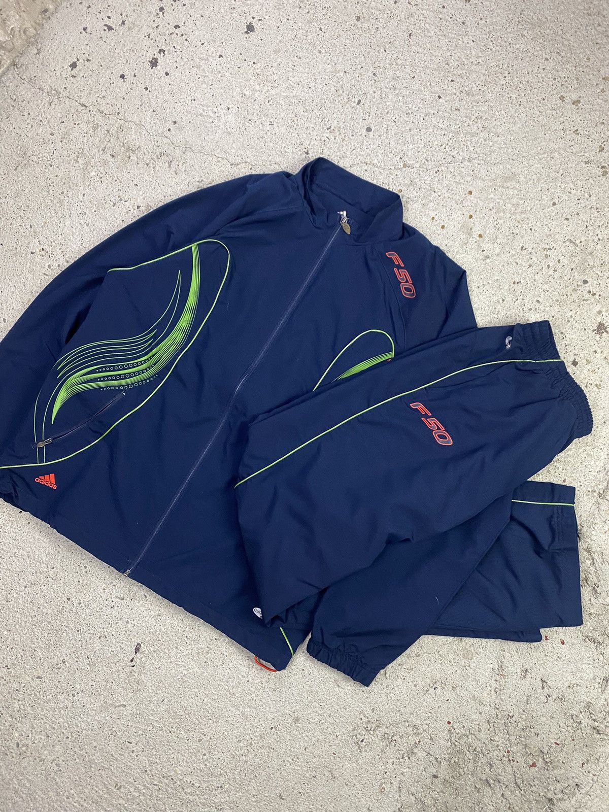 Adidas Adidas f50 set trackajacket trackpants football soccer L Size US L / EU 52-54 / 3 - 1 Thumbnail