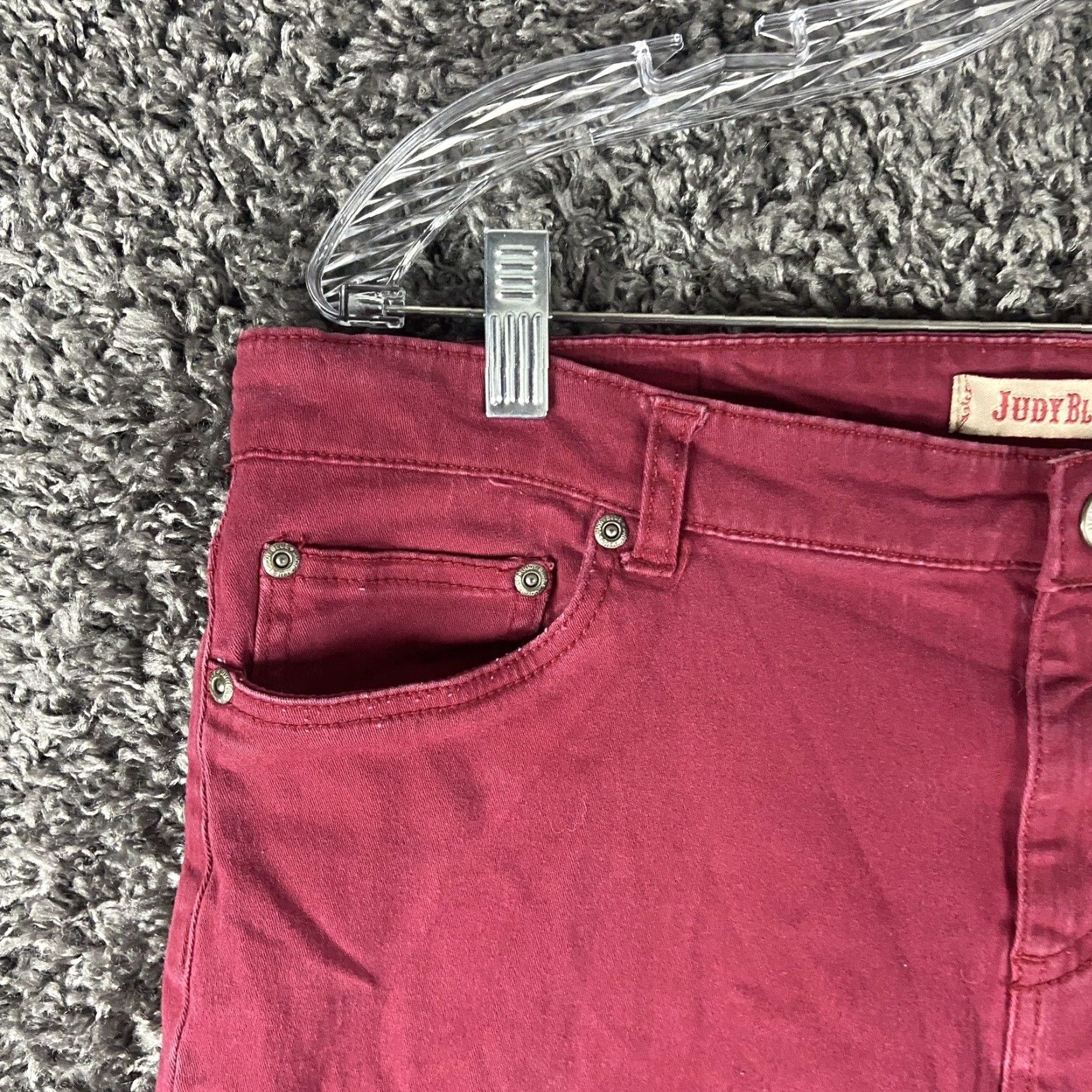 Vintage Judy Blue Skinny Pants Womens 1XL Red Size 40" / US 18 - 3 Thumbnail