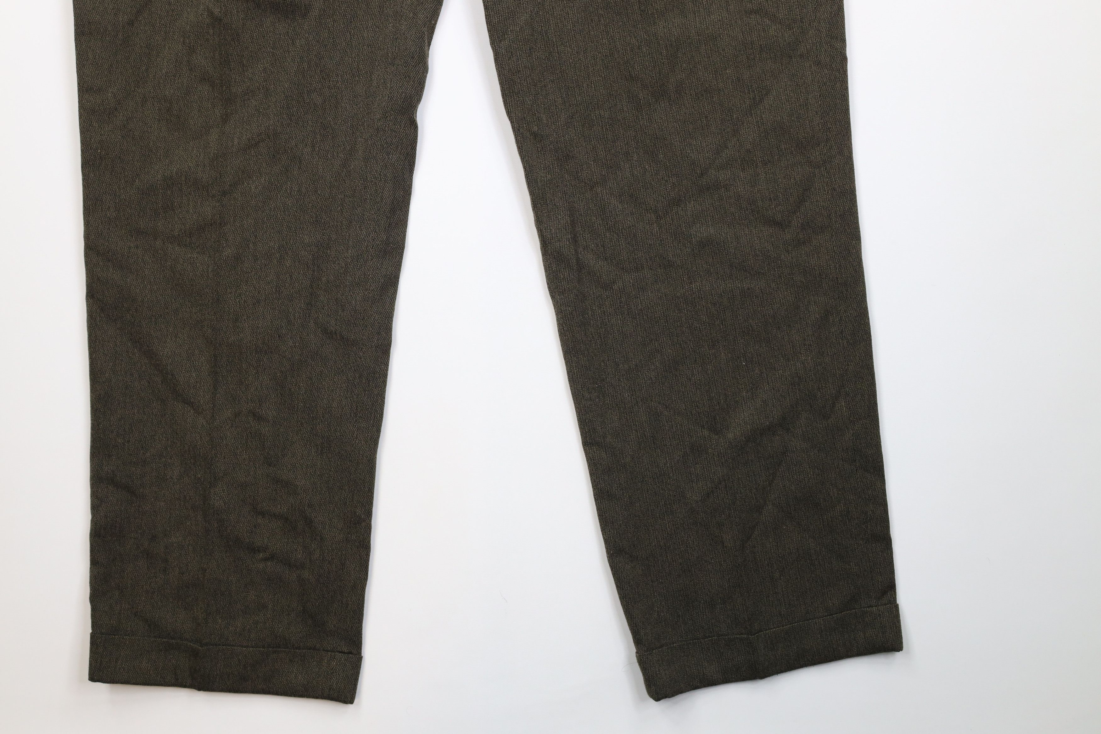 Vintage Vintage 90s Streetwear Gabardine Knit Wide Leg Chino Pants Size US 38 / EU 54 - 5 Thumbnail